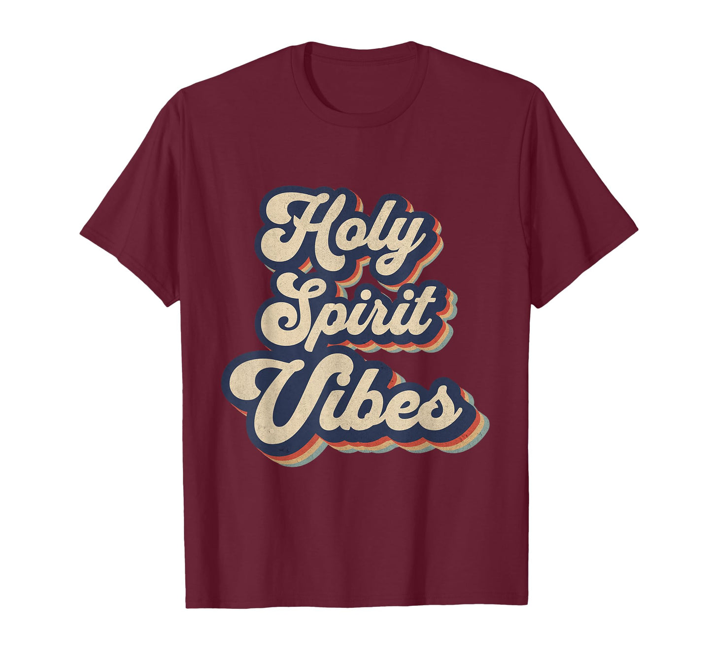 Holy Spirit Vibes Retro Religious Christian Design T-Shirt