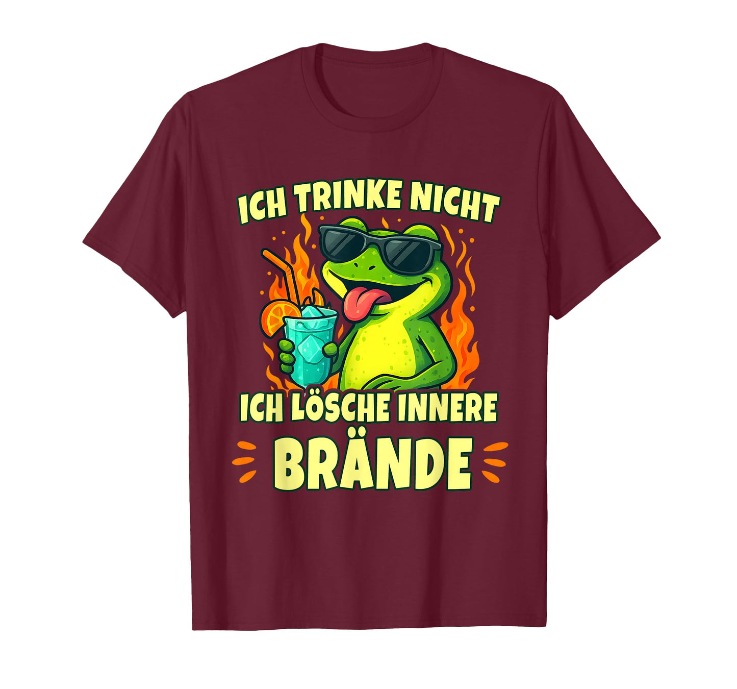 Frog Sayings Clothing – Ich Lösche innere Brände Funny T-Shirt