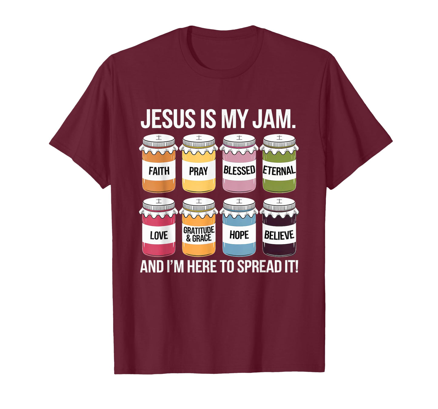 Jesus is My Jam Tshirt Men Women Christian Bible Verse T-Shirt