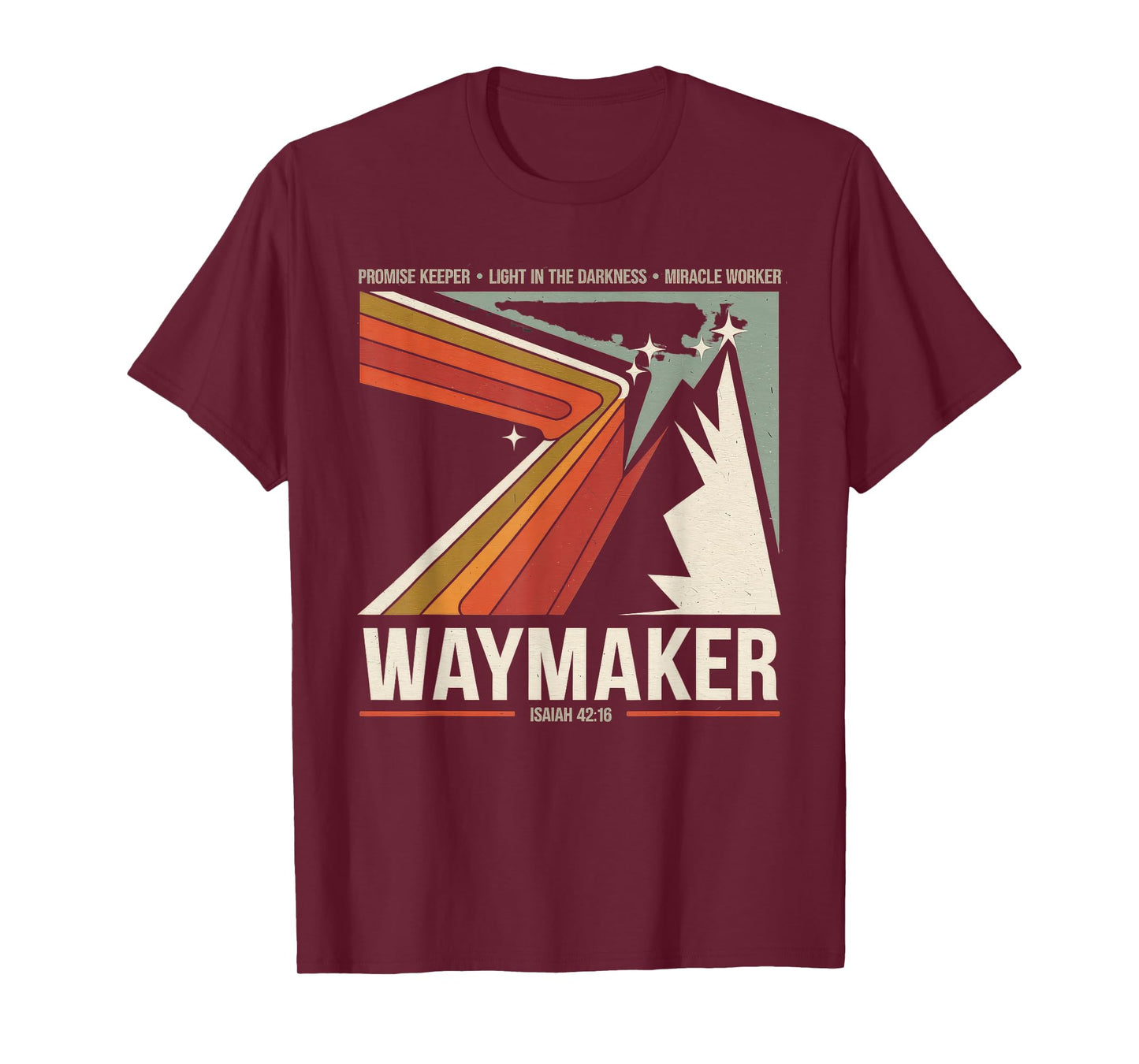 Waymaker Tshirt Promise Keeper Miracle Worker God Christian T-Shirt