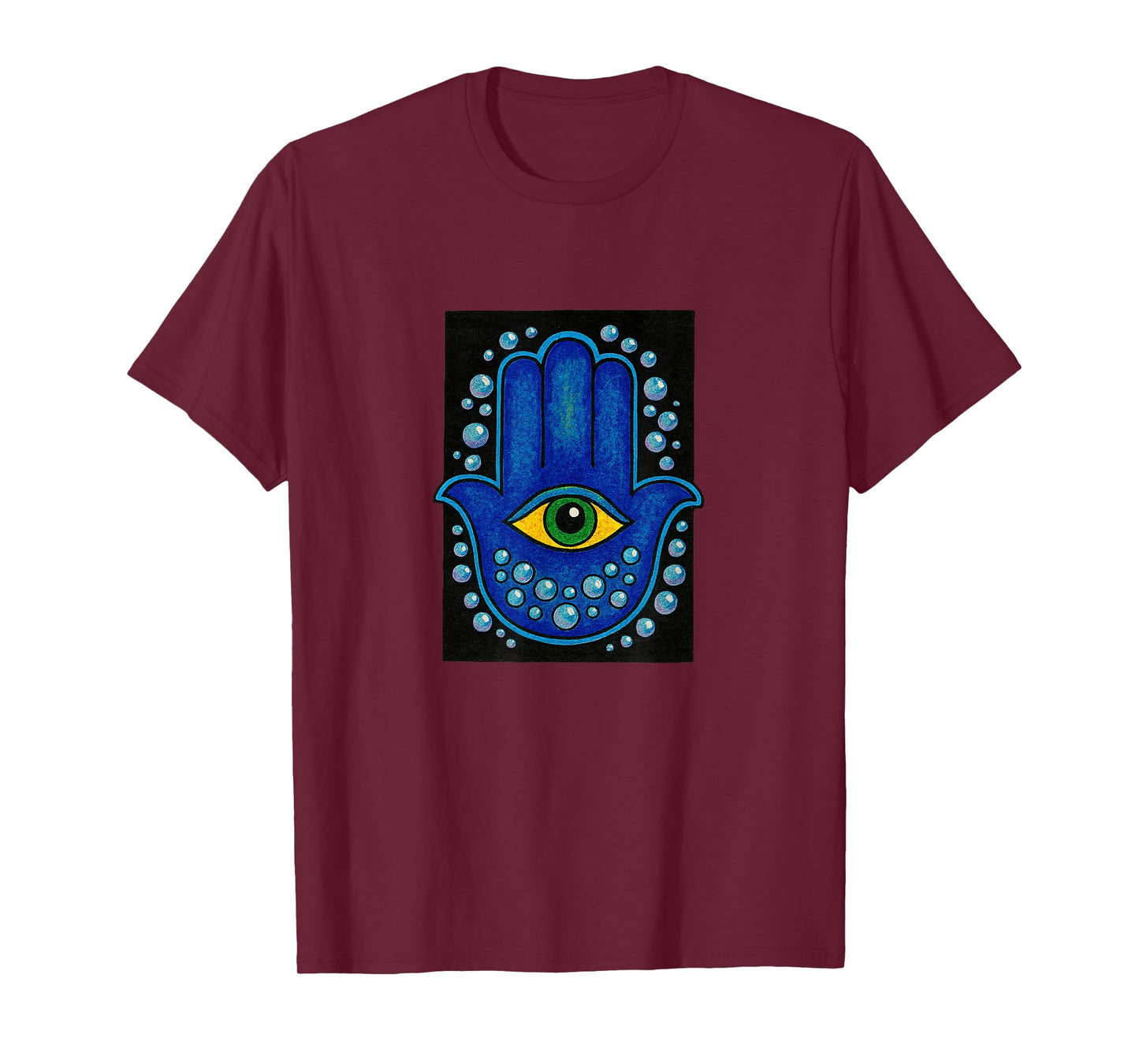 Vintage Hamsa Hand Eye of God Protection Symbol T-Shirt