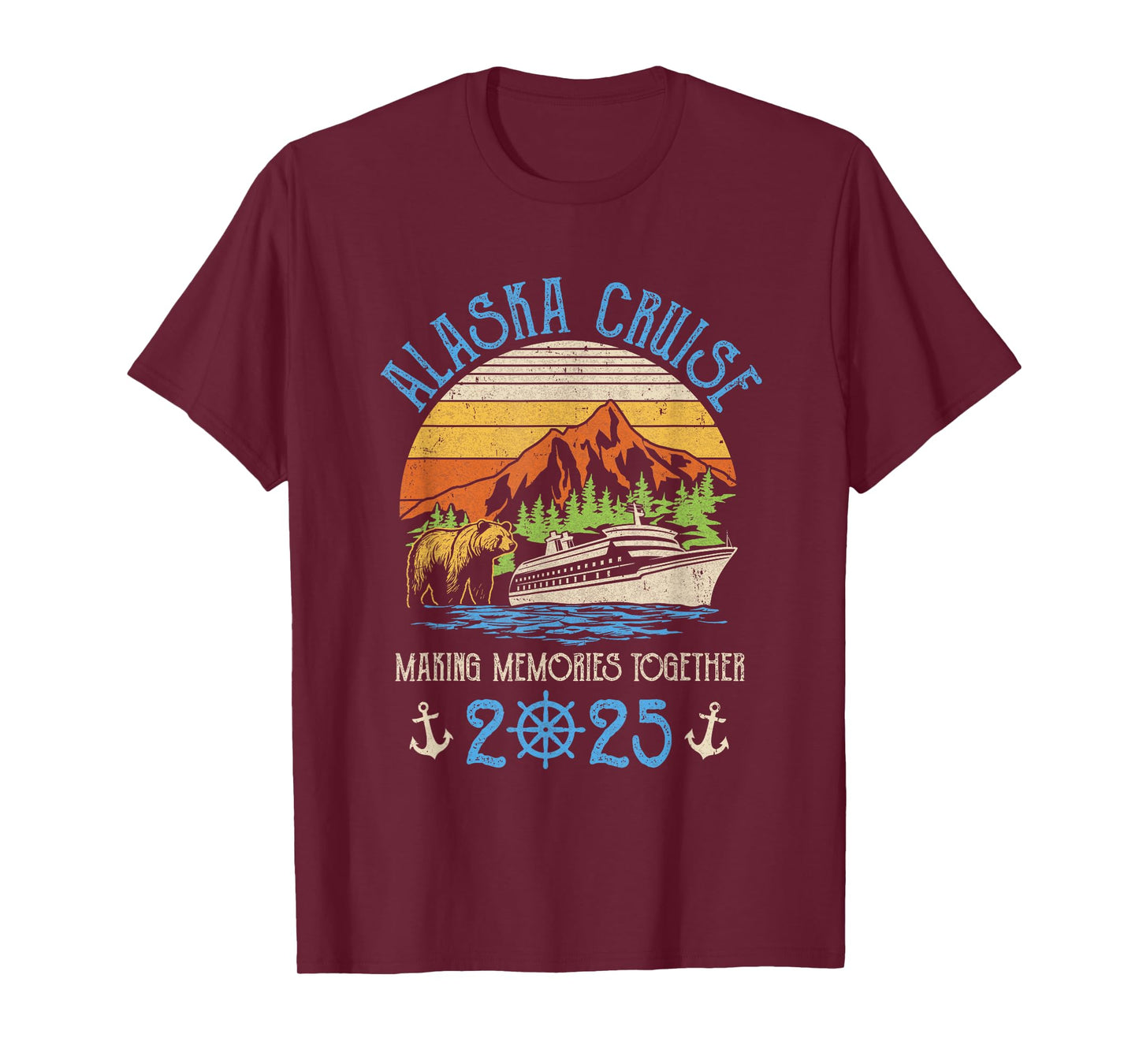 Alaska Cruise 2025 Matching Family Friends Group Alaskan T-Shirt