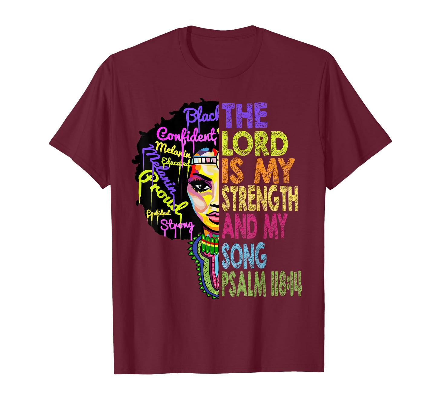 The Lord is My Strength and My Song African Christian Gifts T-Shirt