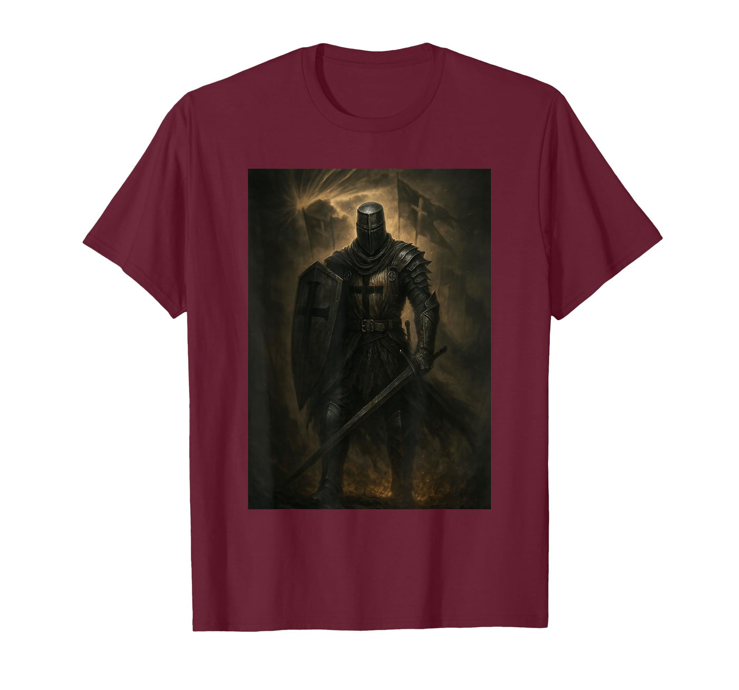 Christian Catholic Knight - Epic Warrior of Christ T-Shirt