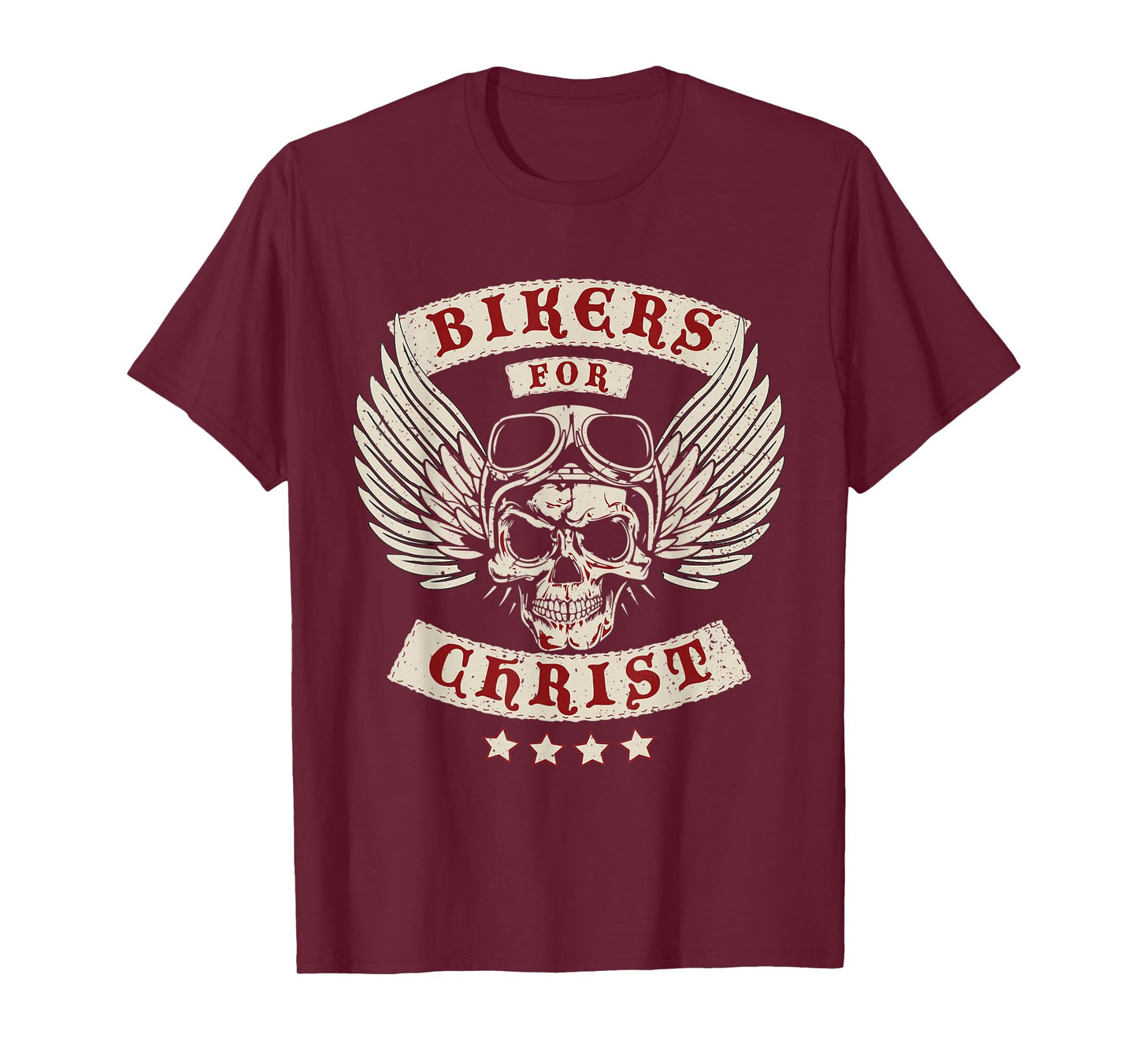 Bikers for Christ Christian Motorcycle Patch T-Shirt
