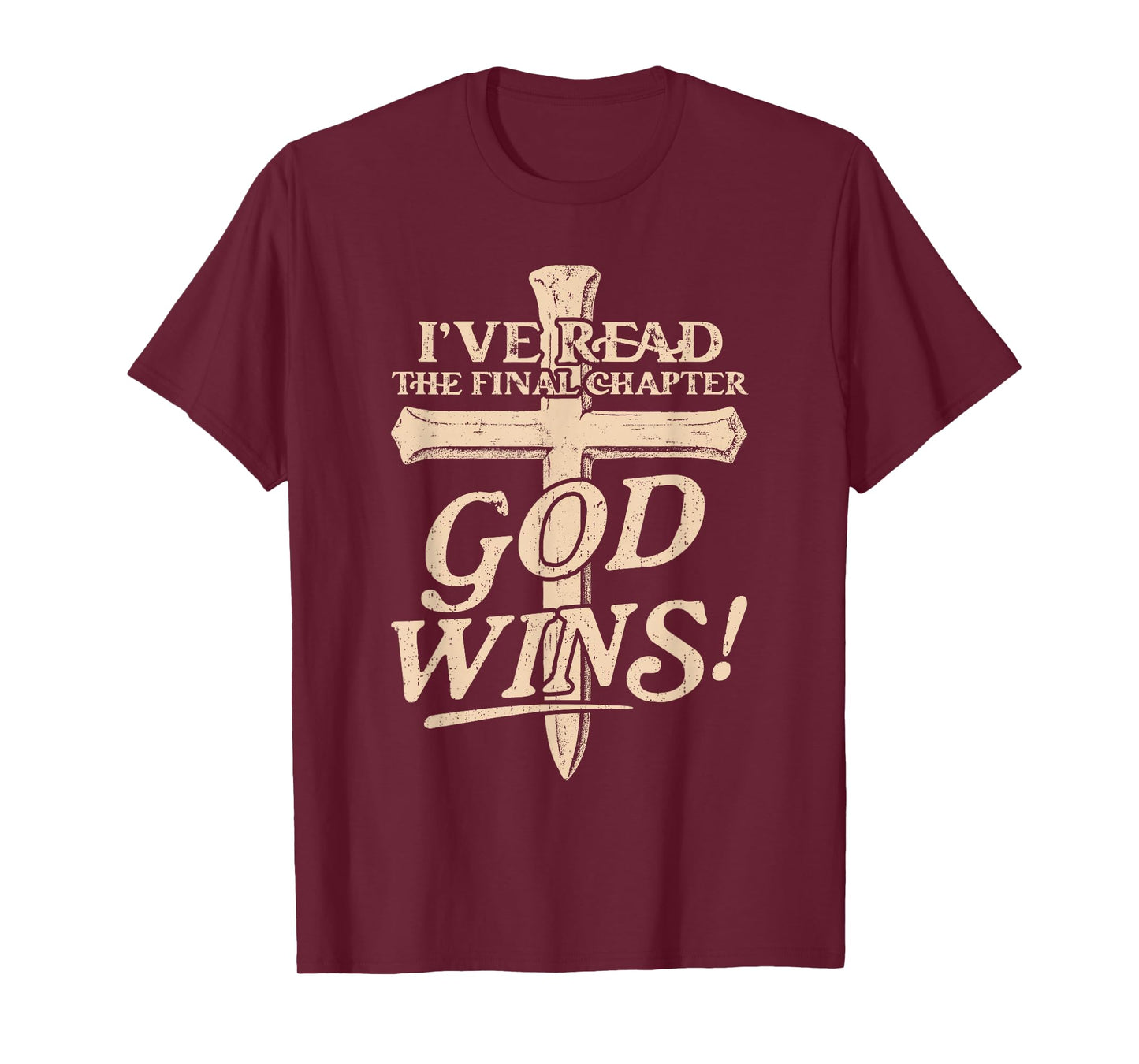 I've Read The Final Chapter God Christian Faith Cross T-Shirt