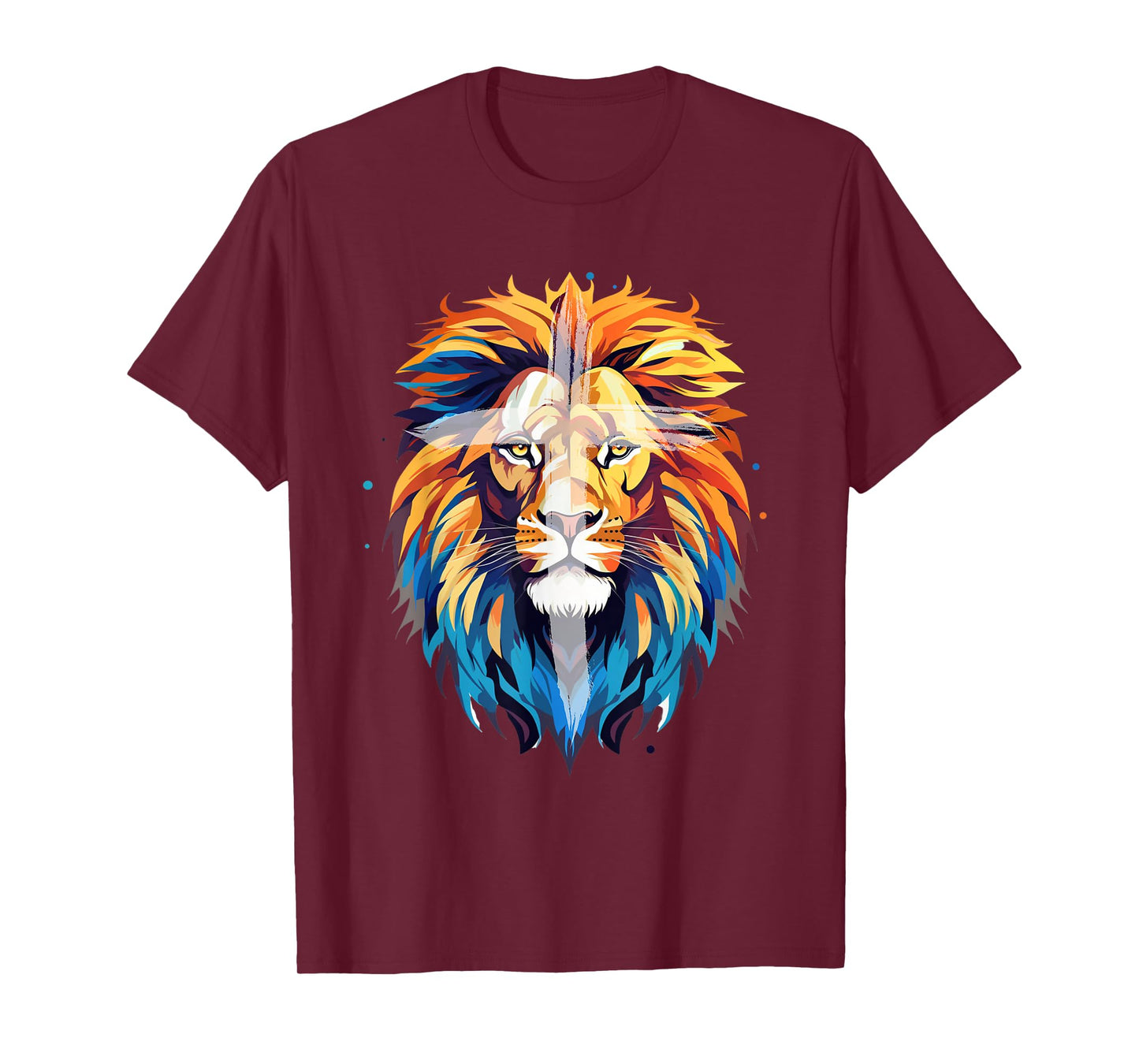 Jesus Lion of Judah Jesus Cross Faith Christian Kid Men Girl T-Shirt