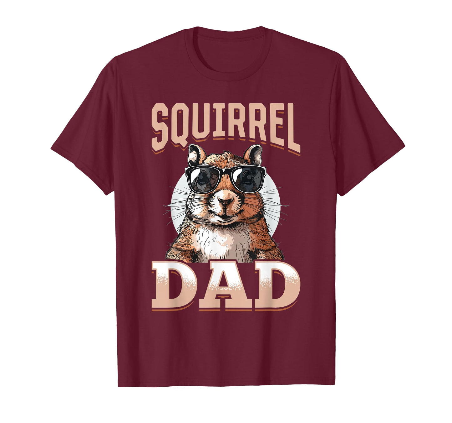 Funny Squirrel Animal Squirrel Dad T-Shirt