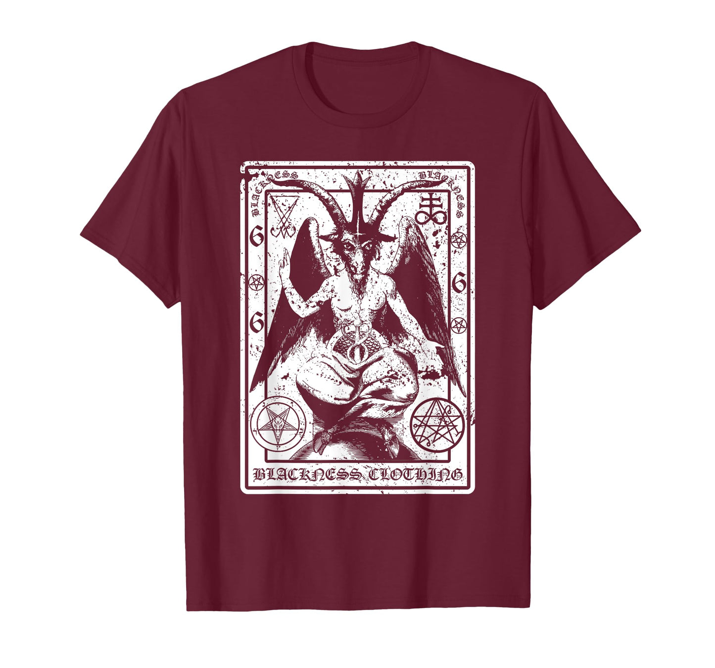 Baphomet Shirt | Satanic Dark Art Evil 666 T-Shirt T-Shirt