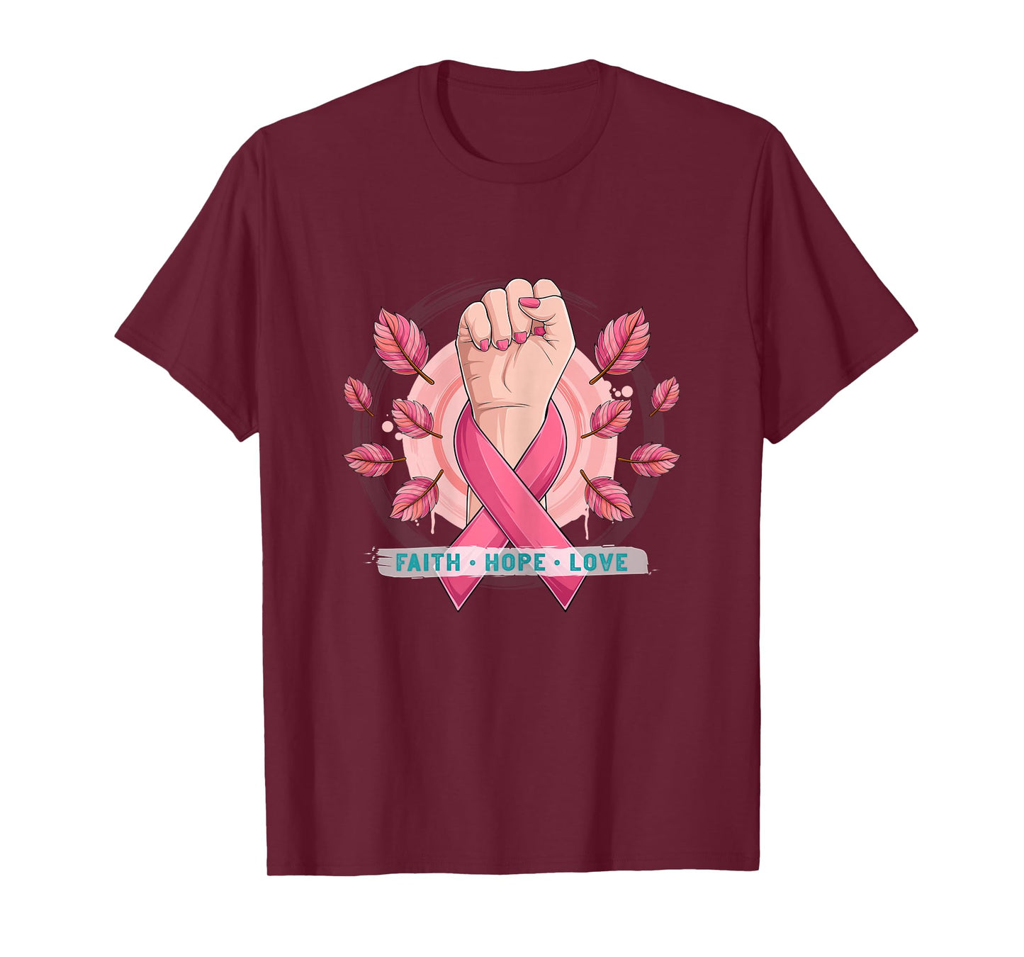 Faith Hope Love | Breast Cancer T-Shirt