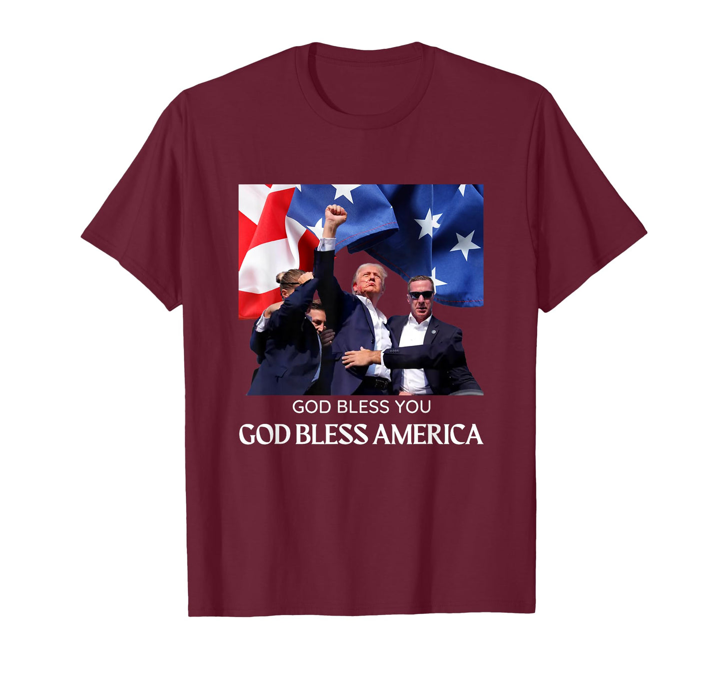 Donald Trump 2024 God Bless You - God Bless America T-Shirt