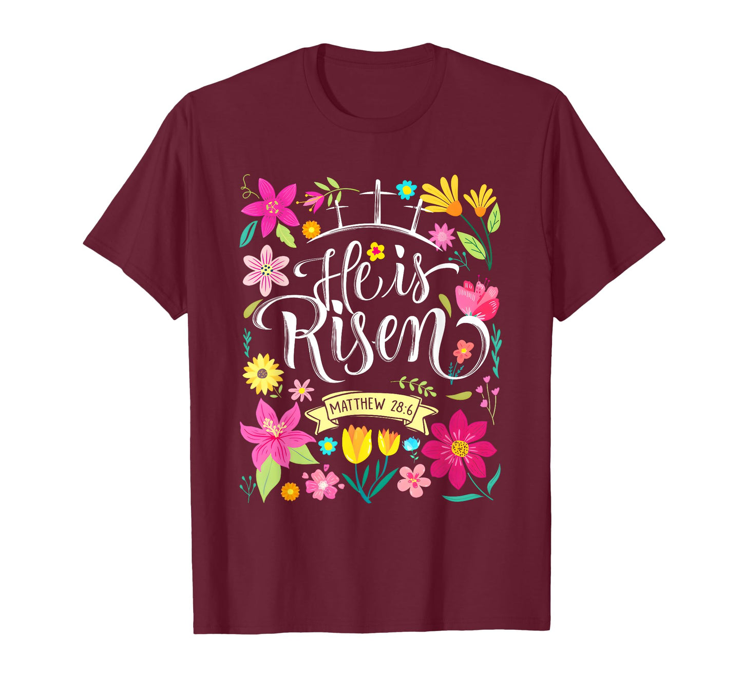 He is Risen Jesus Coquette Christian Happy Easter Kids Women T-Shirt
