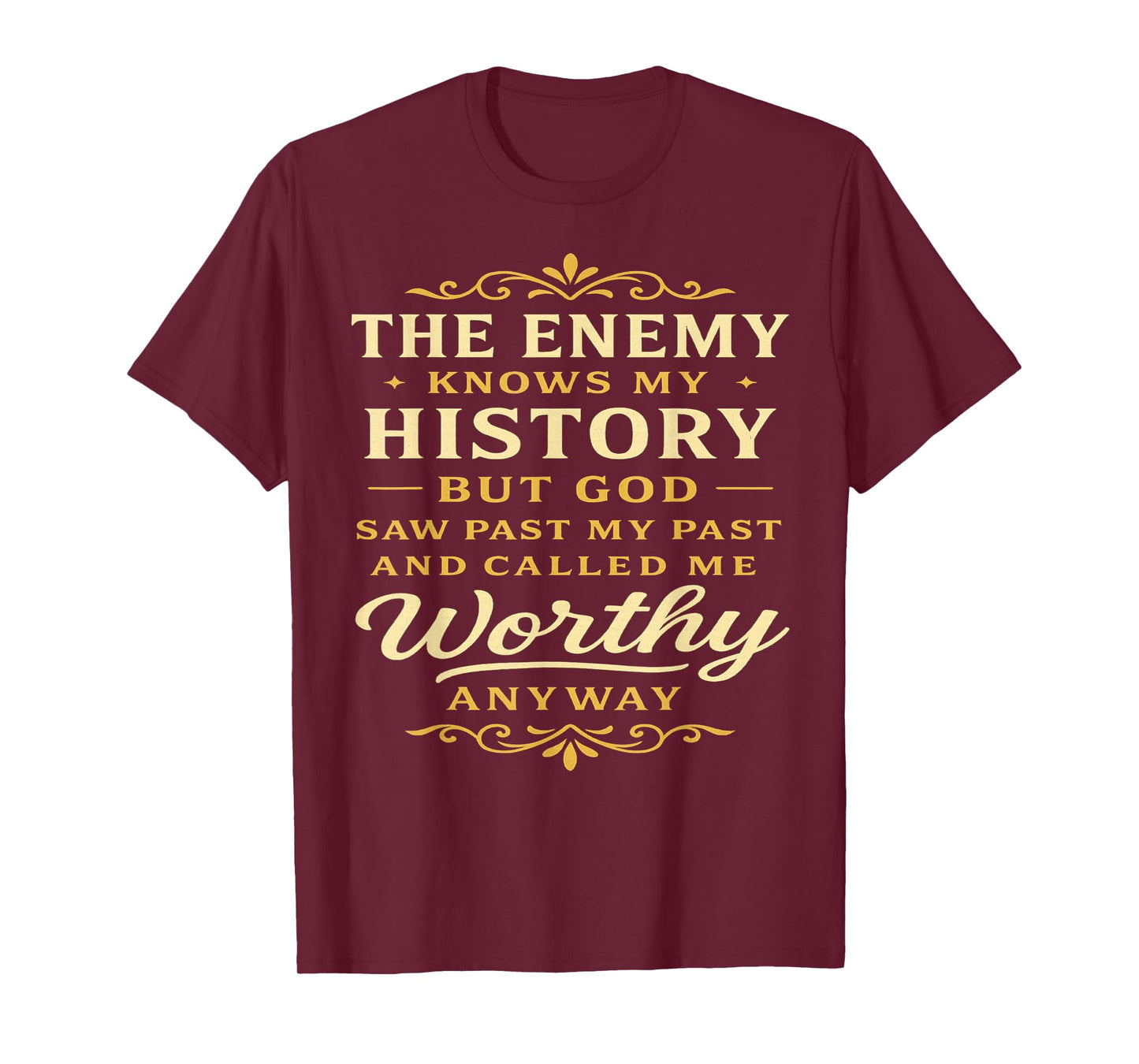 Inspirational Christian Religious Faith Based God Themed T-Shirt