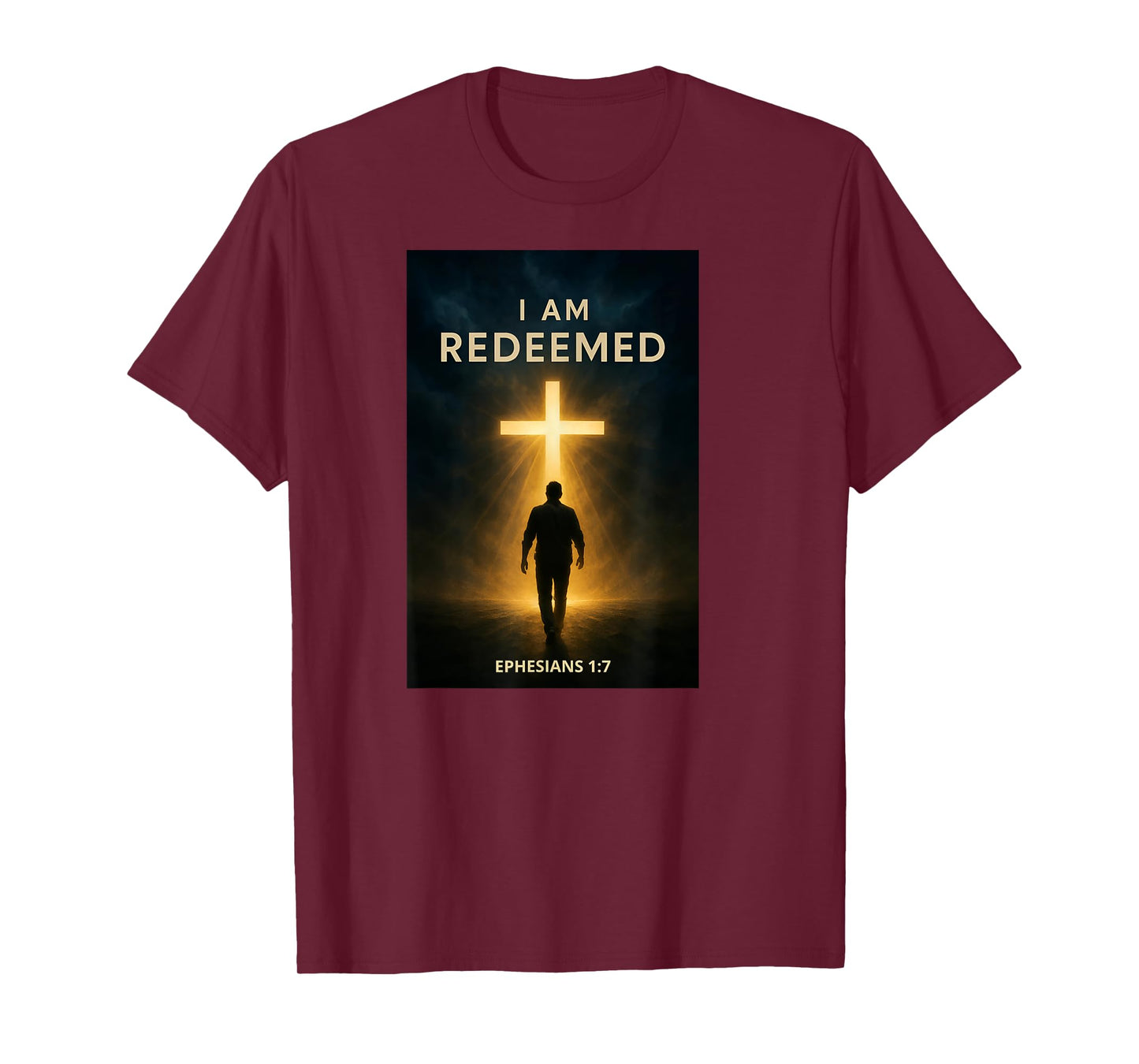 I Am Redeemed Powerful Ephesians 17 Scripture Bible Verses T-Shirt