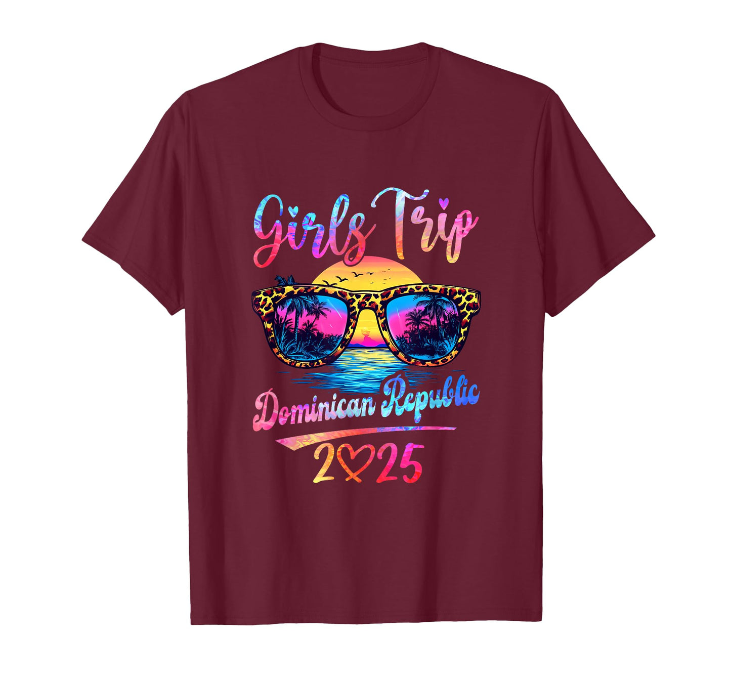 Girls Trip Dominican Republic 2025 Matching Summer Vacation T-Shirt