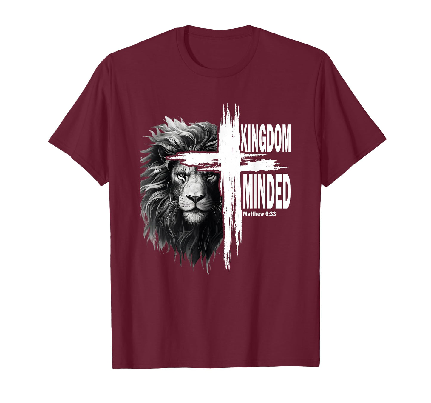 Kingdom Minded Matthew 6:33 Christian Pray Jesus Faith T-Shirt