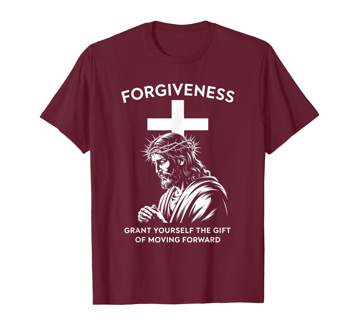 Forgiveness Cross & Christ Christian Streetwear T-Shirt