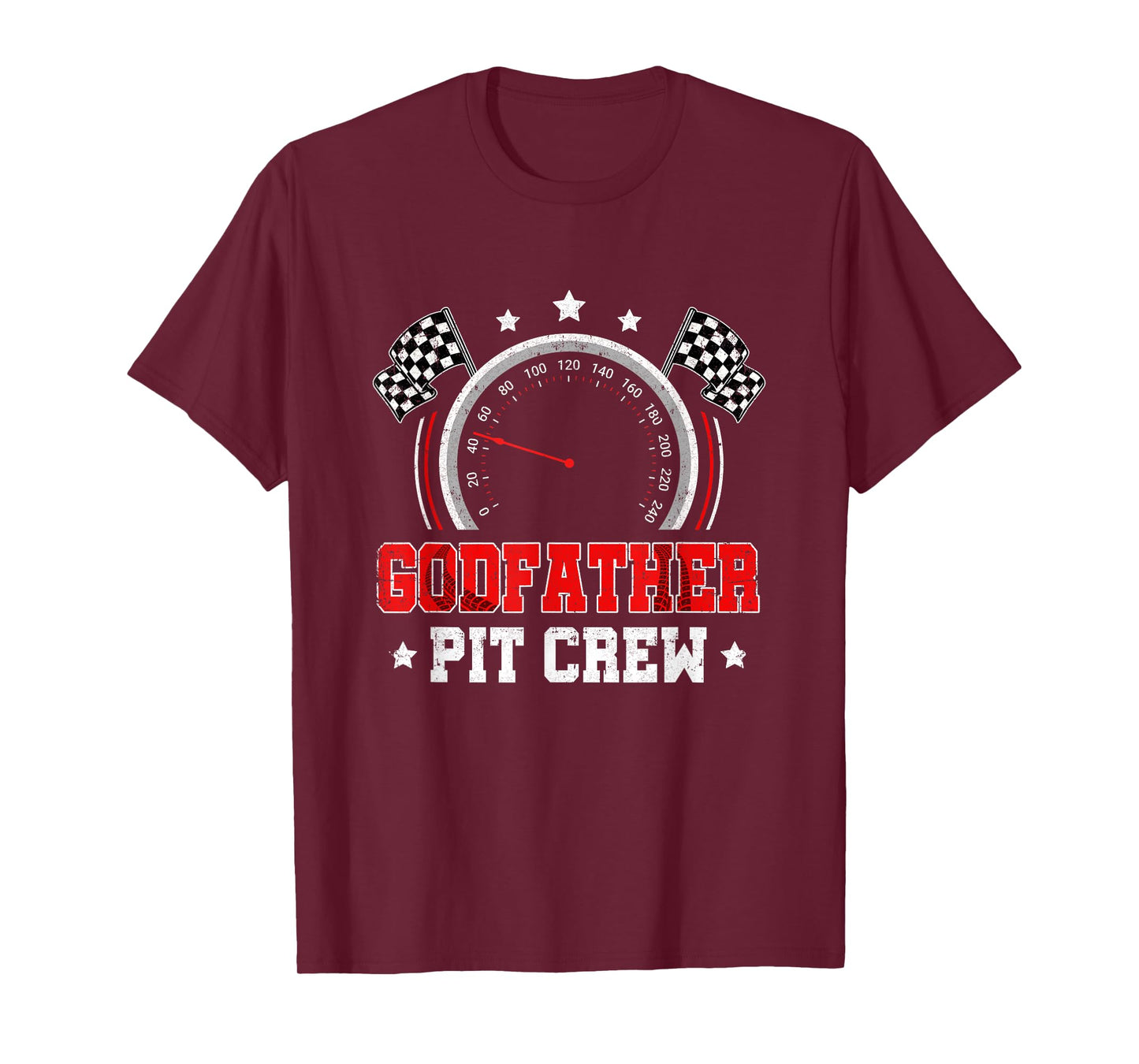 Godfather Pit Crew Race Car Birthday Party Racing Family T-Shirt