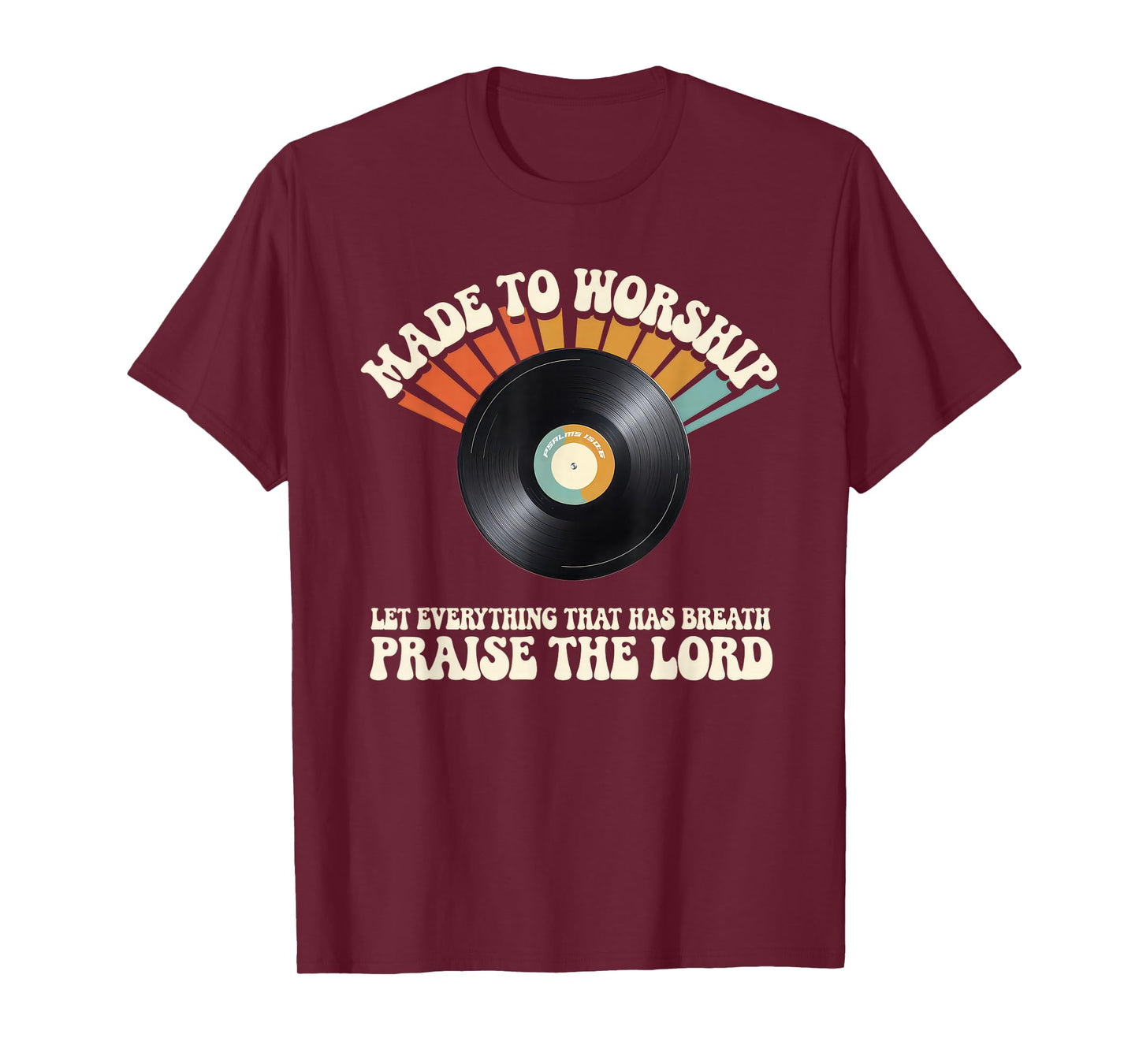 Worship Tshirt Christian Music Retro Cassette Psalms 150:6 T-Shirt