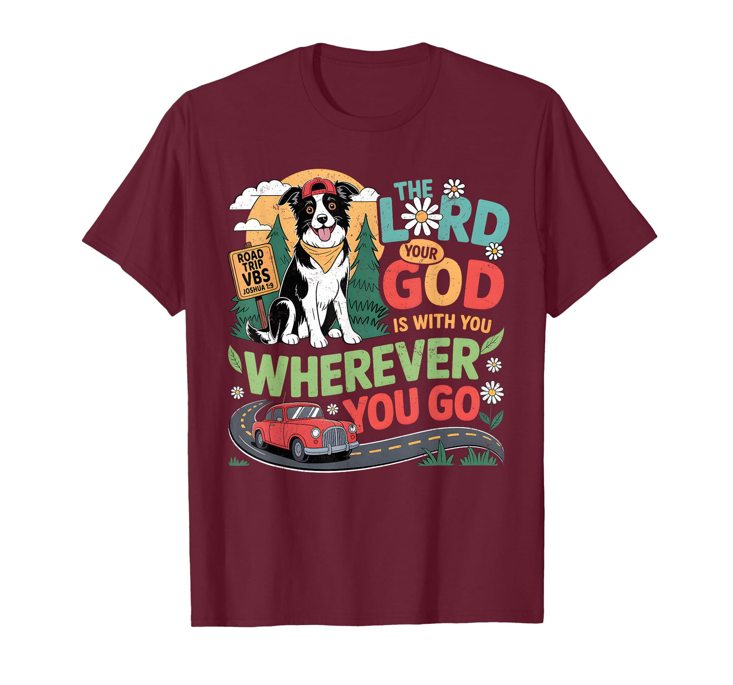 Road Trip VBS 2025 Christian Dog Bible Theme T-Shirt for Men Women Kids