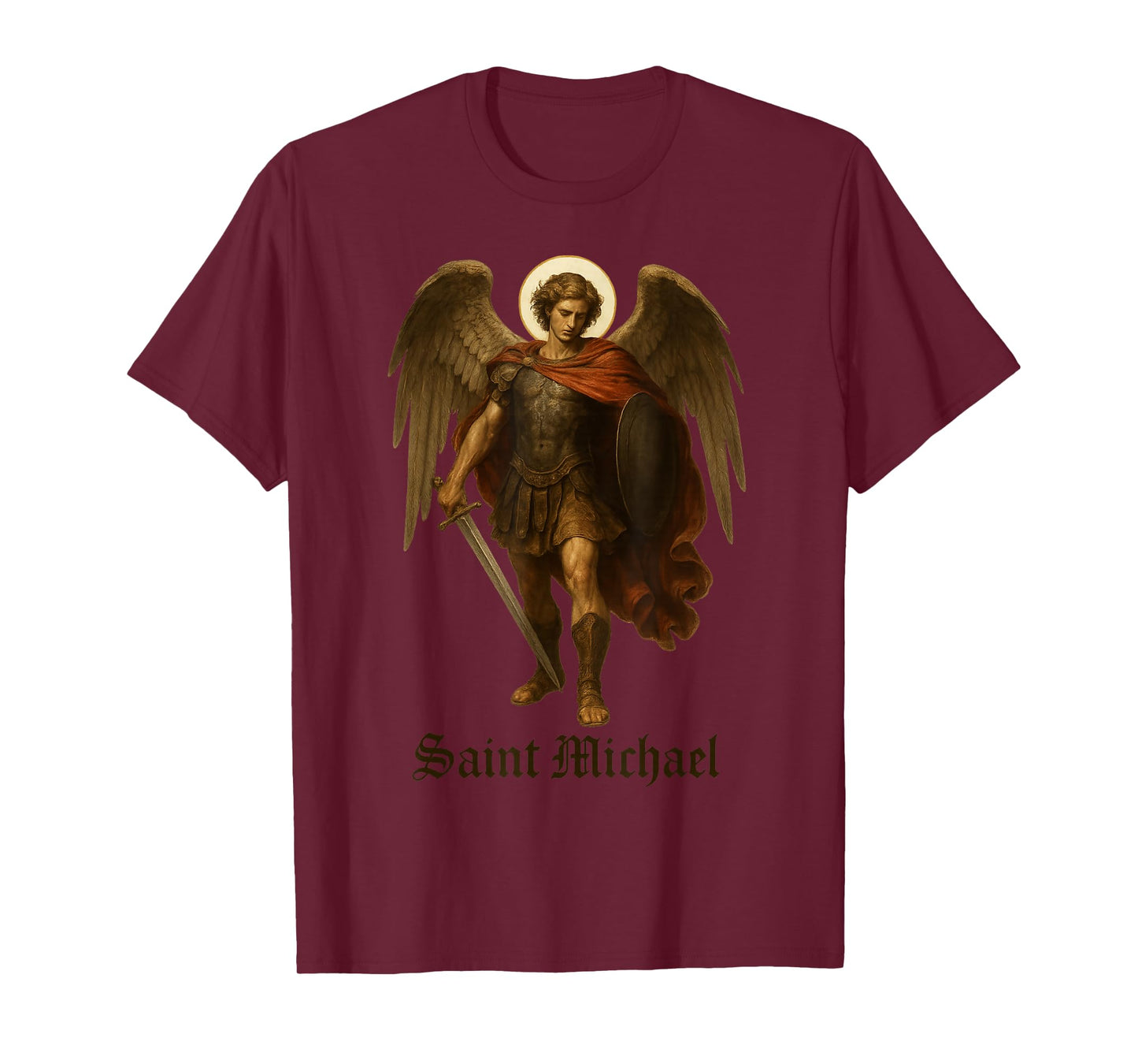 Archangel Saint Michael Prayer - Catholic Christian T-Shirt