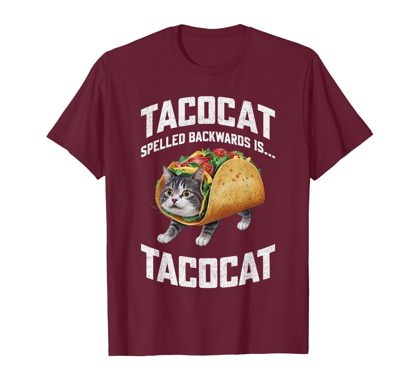 Tacocat Spelled Backward Is Tacocat Shirt Taco Cat Lover Men Women Girls Kids T-Shirt