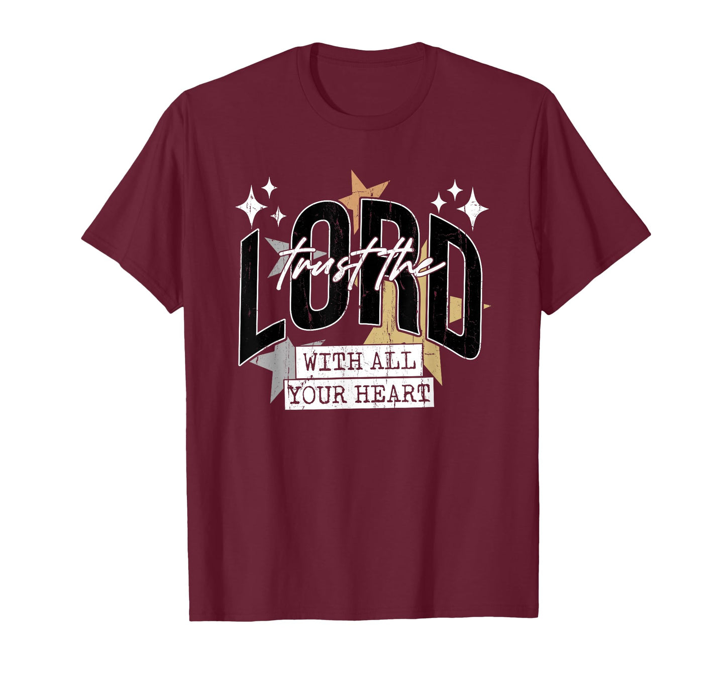 Trust The Lord with All Your Heart, Christian, Religious T-Shirt
