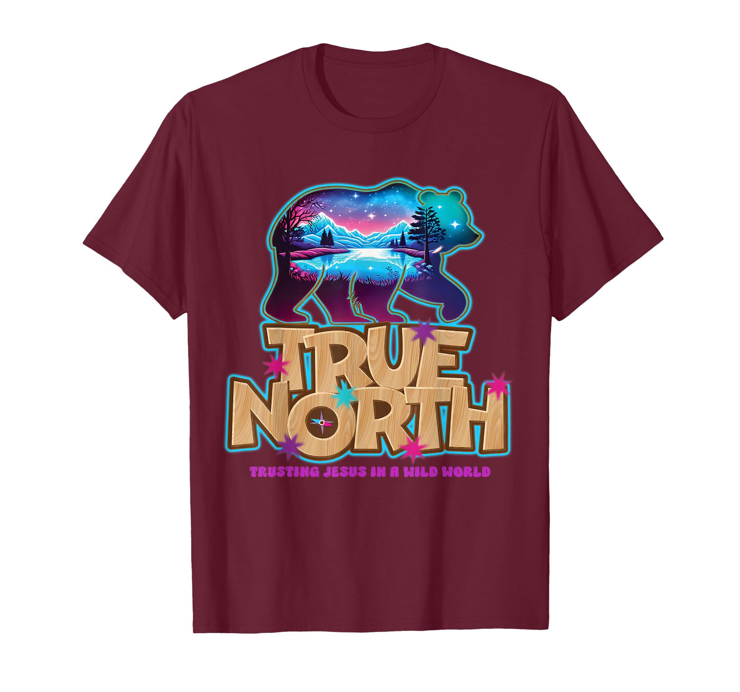 True North VBS 2025 Christian Trusting Jesus Wilderness T-Shirt