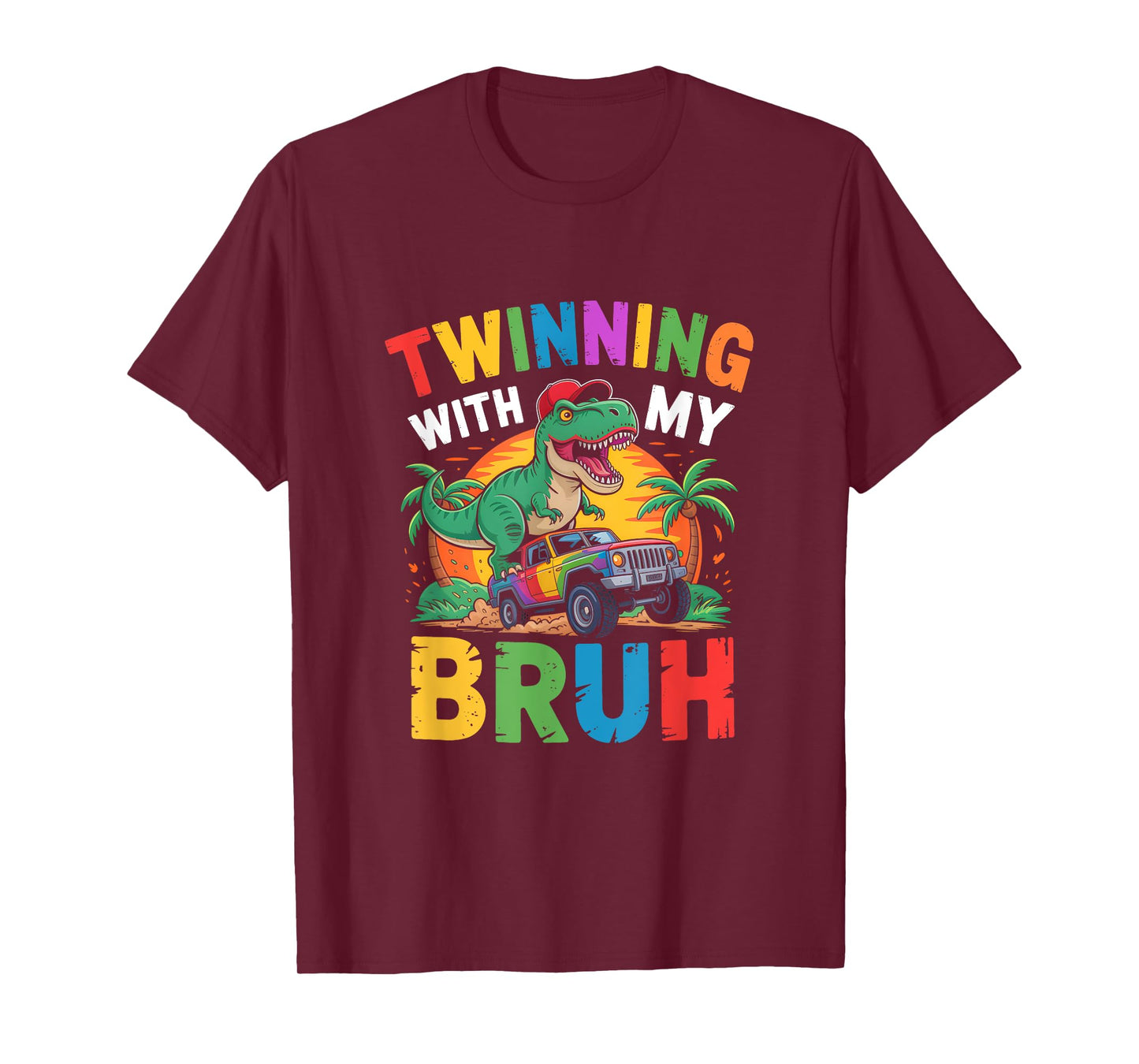 Twinning With My Bestie Kids Boys Funny Twin Day Spirit Week T-Shirt