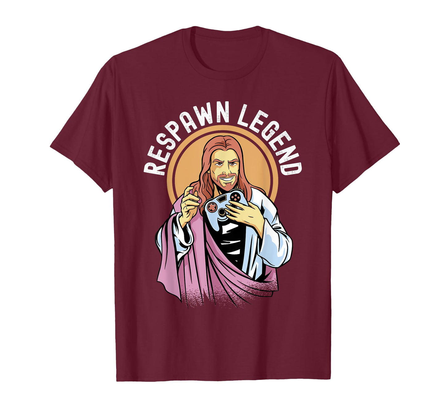 Respawn Legend Resurrected Funny Jesus Video Games Mens Boys T-Shirt