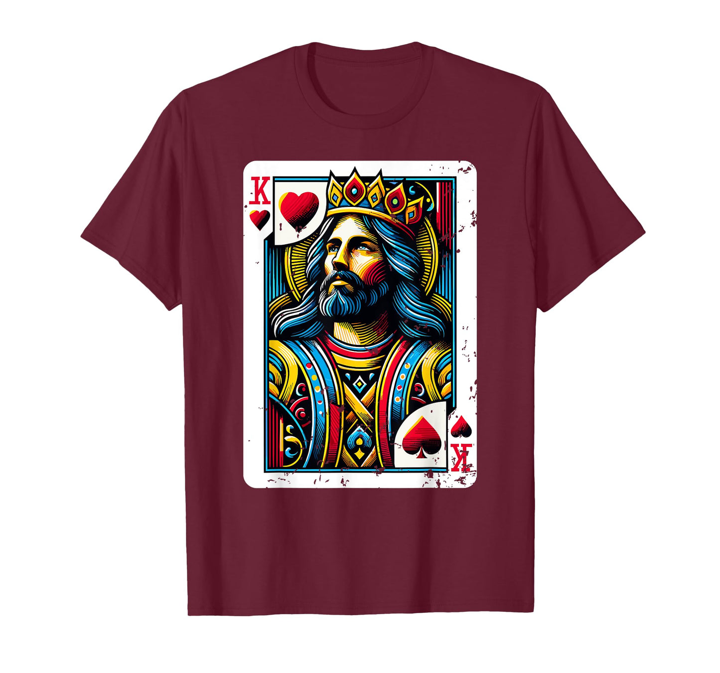 Jesus King Card Christian Bible T-Shirt