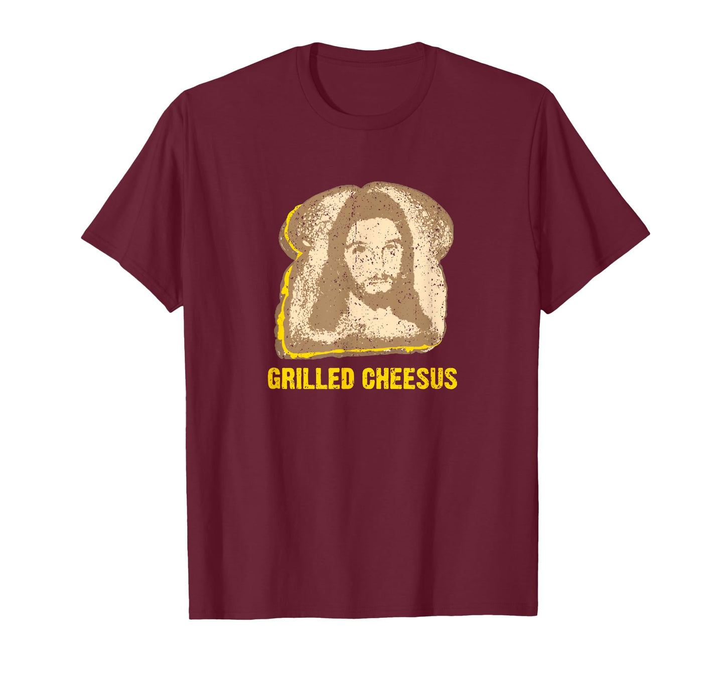 Vintage Grilled Cheesus Jesus Religious Bible Verse T-Shirt