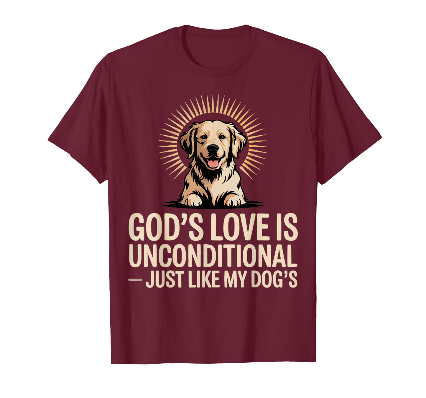 God's Love is Unconditional Christian Pets T-Shirt