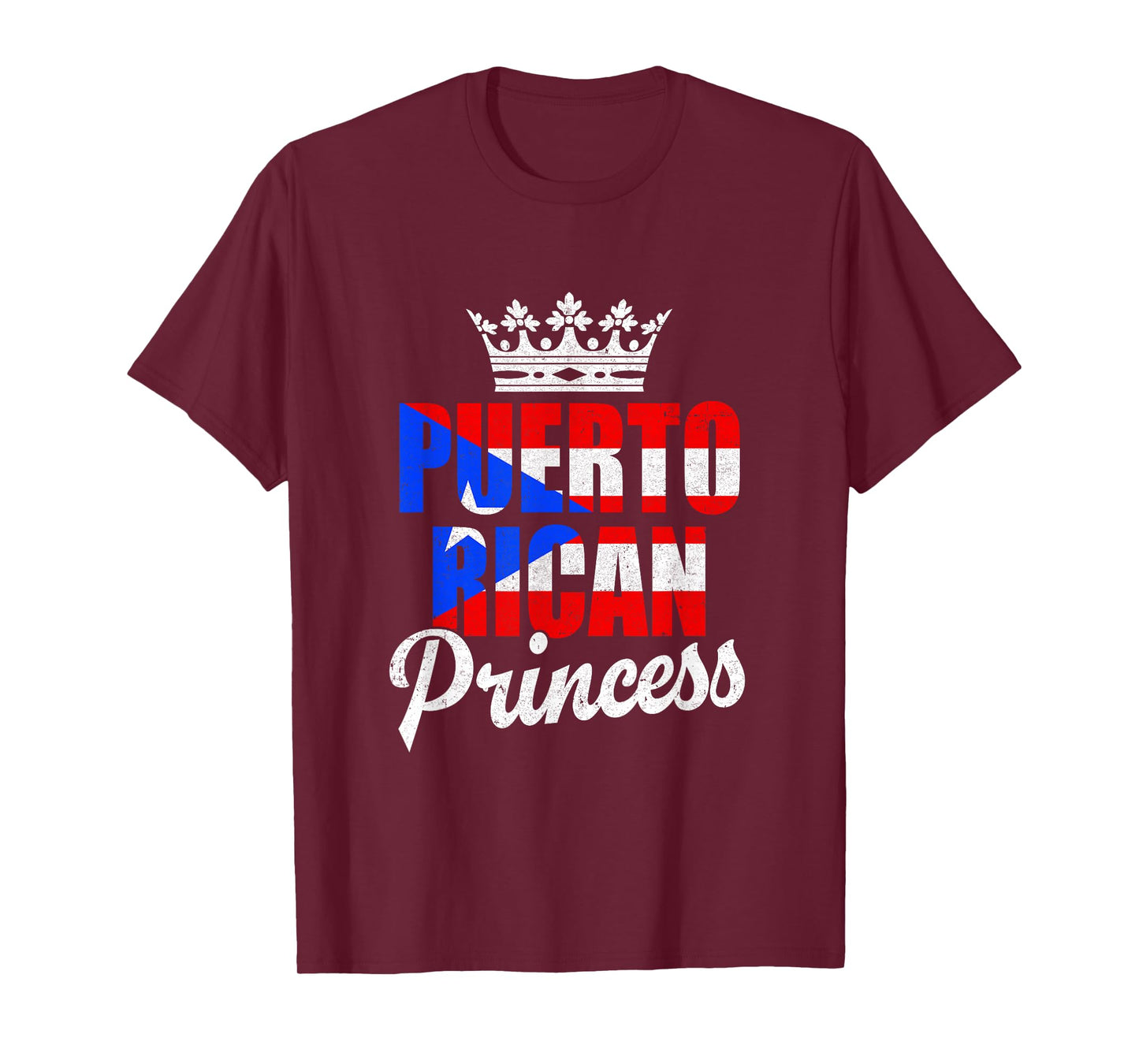 Funny Puerto Rico Graphic Women Girls Puerto Rican Princess T-Shirt