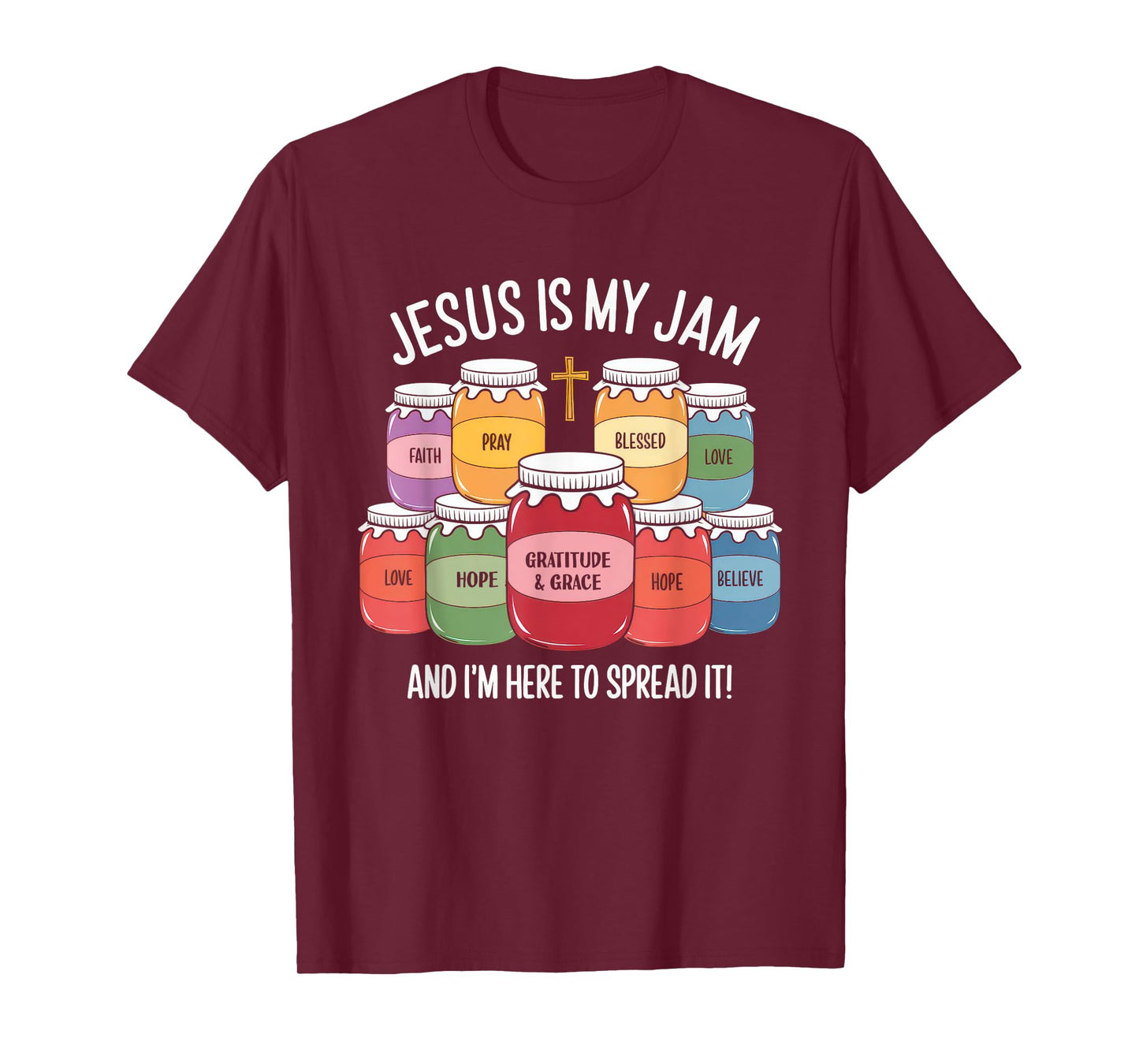 Jesus is My Jam Tshirt Men Women Christian Bible Verse T-Shirt