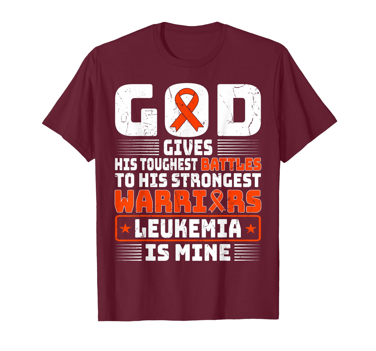 Childhood Leukemia Fighters Orange Ribbon Awareness T-Shirt