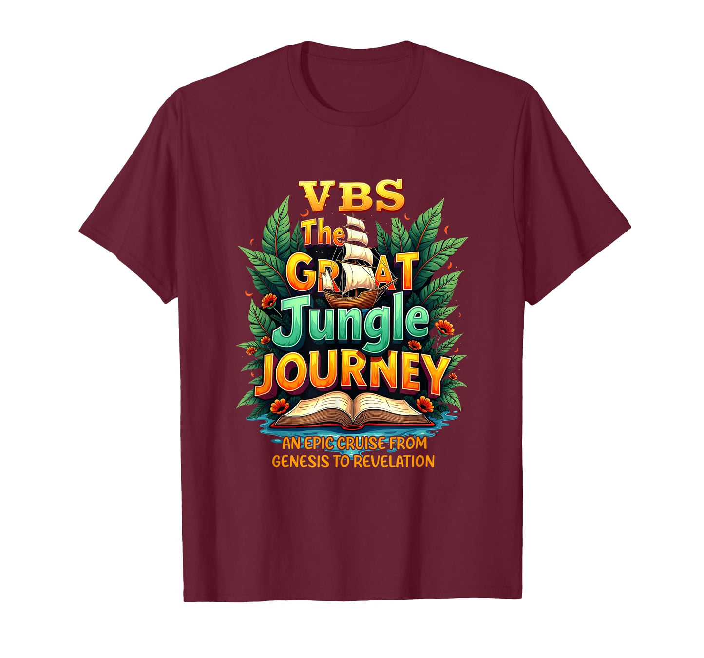 Jungle Journey VBS Campers Vacation Camp VBS 2025 Youth T-Shirt