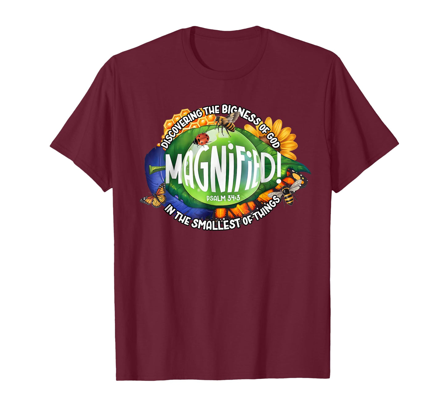 Magnified VBS 2025 Discovering the Bigness of God Christian T-Shirt
