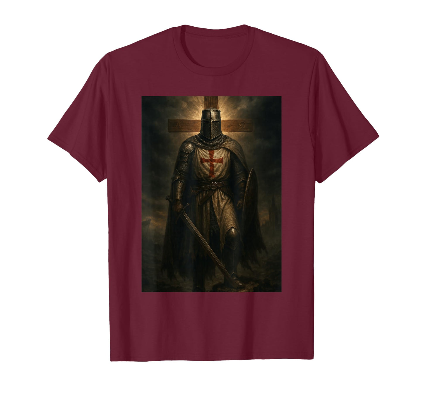 Catholic Templar - Christian Crusader Warrior of Christ T-Shirt