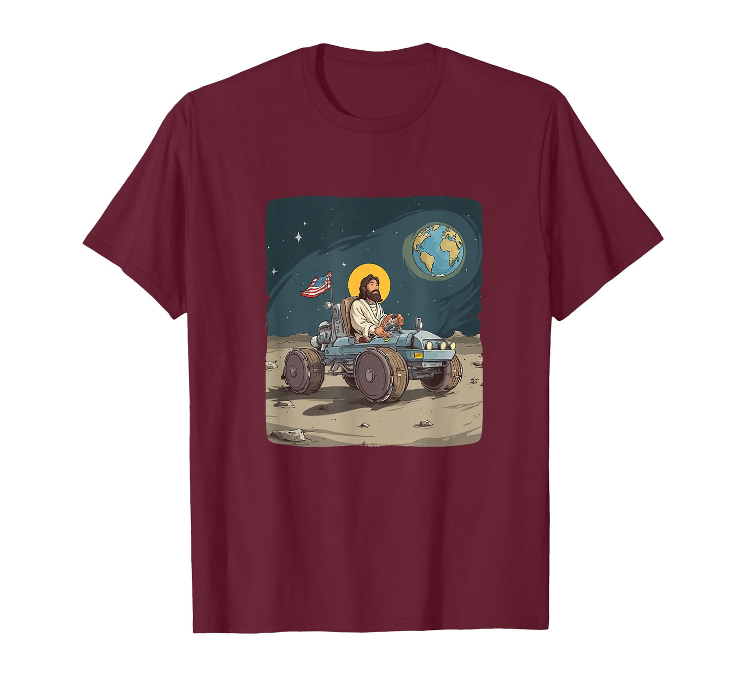 Funny Moon Vehicle Jesus Christ Costume for Boys and Girls T-Shirt