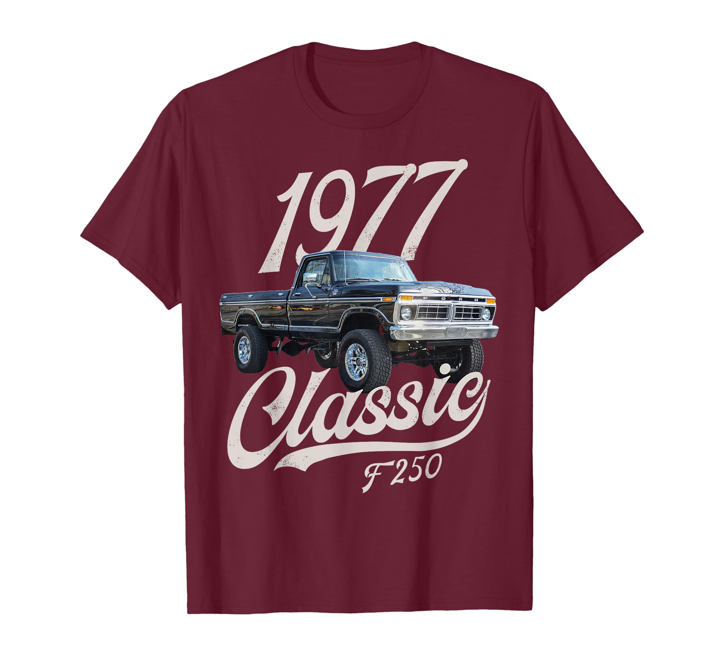 1977 classic f250 black T-Shirt, Small