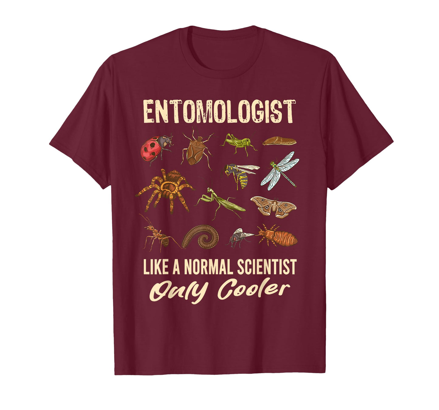 Entomologist Definition Funny Entomology Science Insect T-Shirt