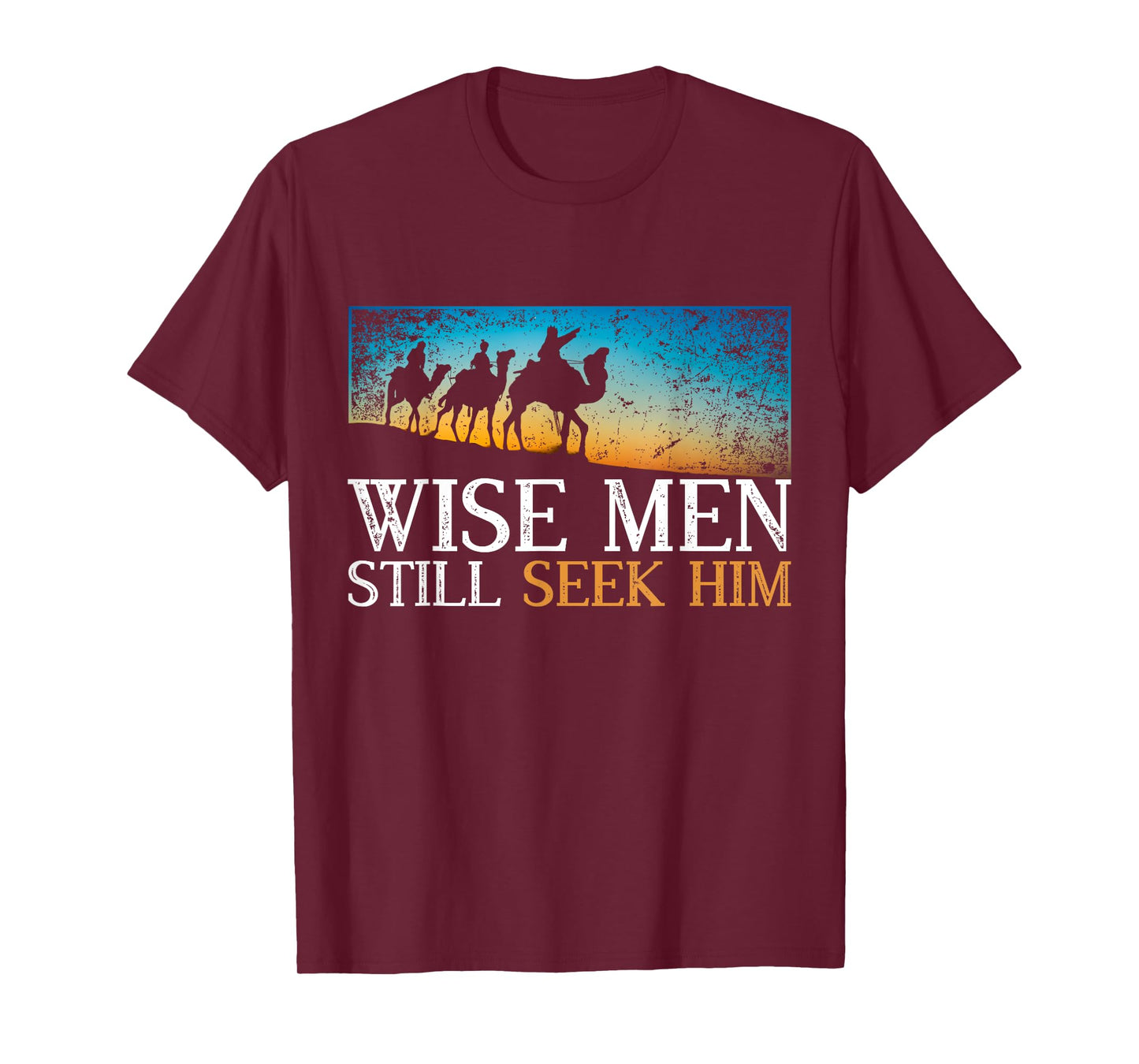 Desert Christian Men Gift Holy Bible Christianity Prayer T-Shirt
