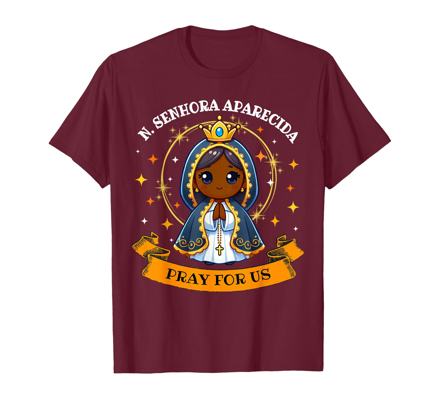 Nossa Senhora Aparecida Brasil Catholic Christians for Kids T-Shirt