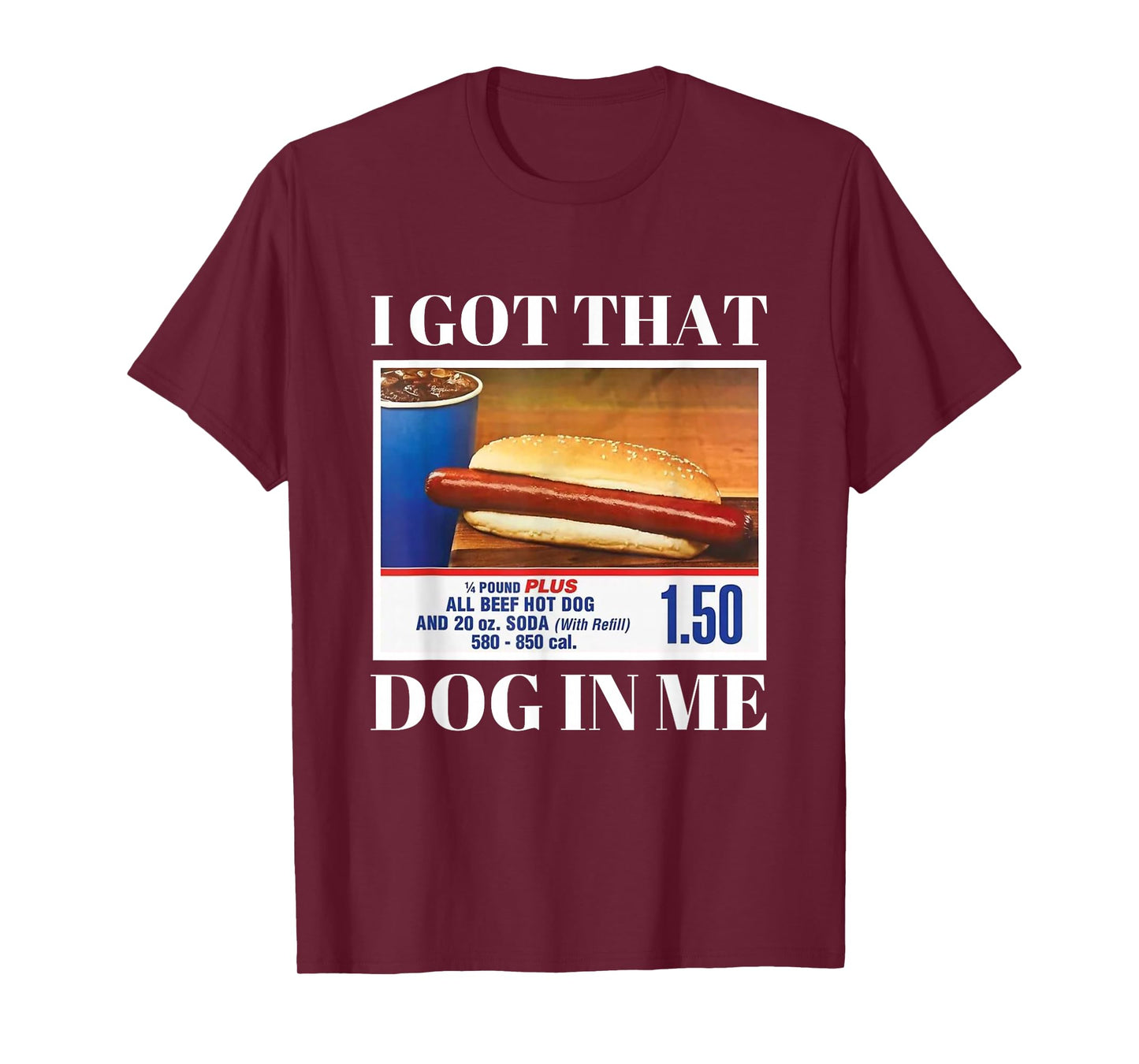 I Have This Dog In Me Funny Hot Dog for Men and Women Funny Memes T-Shirt