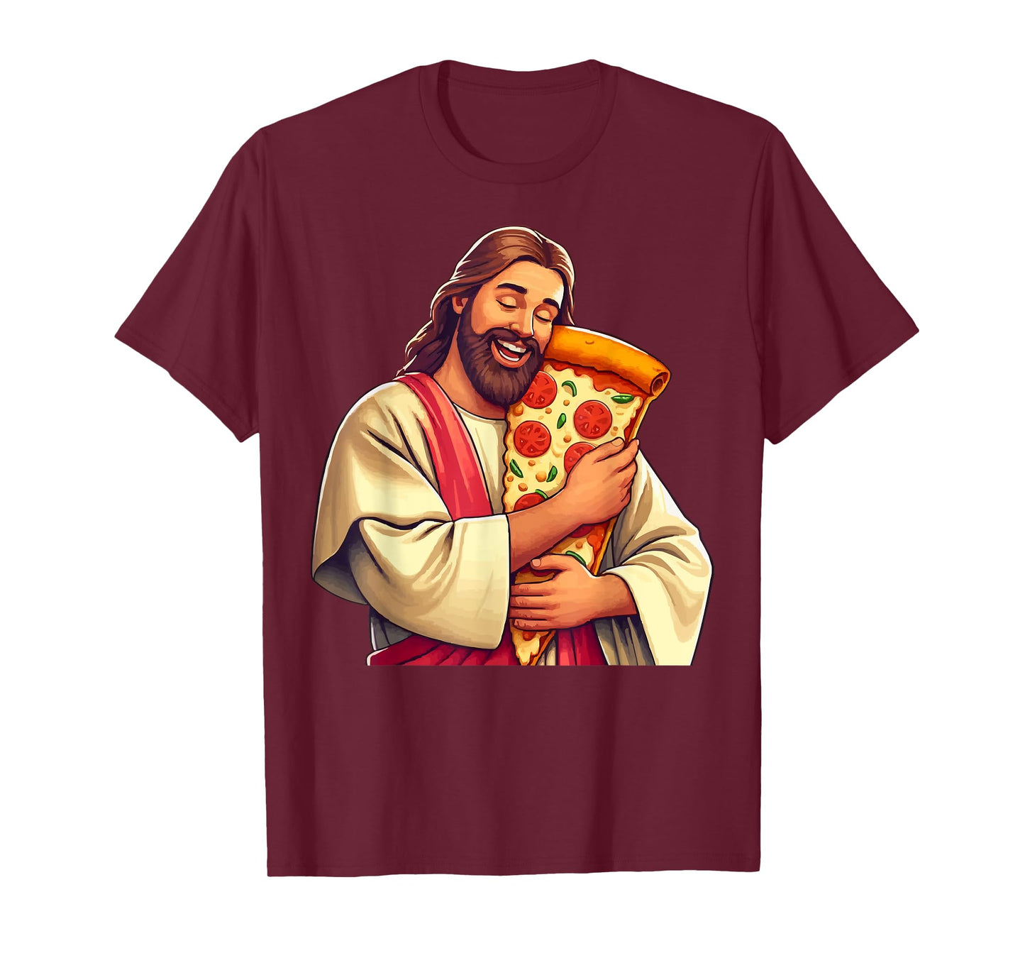 Funny Jesus Pizza Lover Christian Humor Tee Pizza Joke T-Shirt