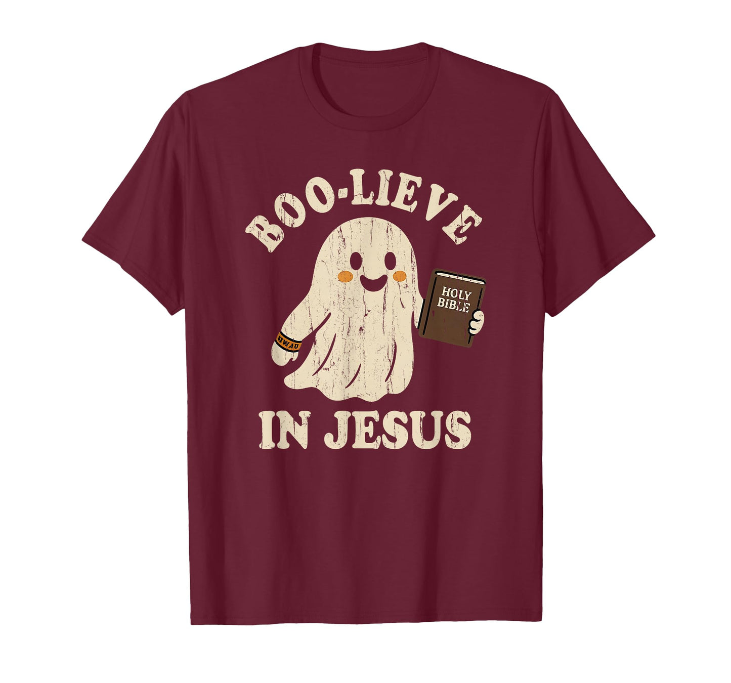 Boo-Lieve in Jesus, Christian Halloween T-Shirt