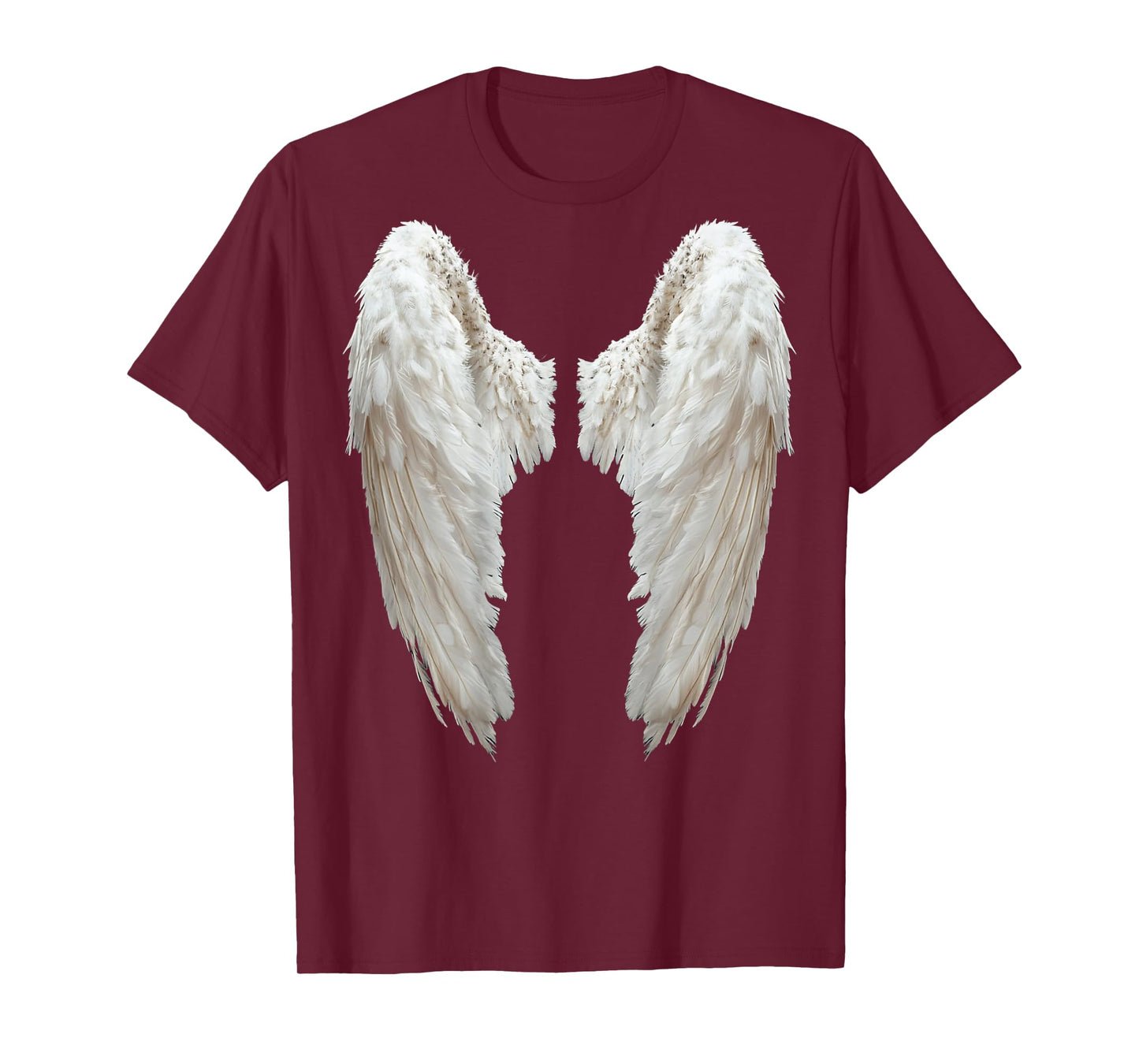 Angel Wings On Back Of T-Shirt