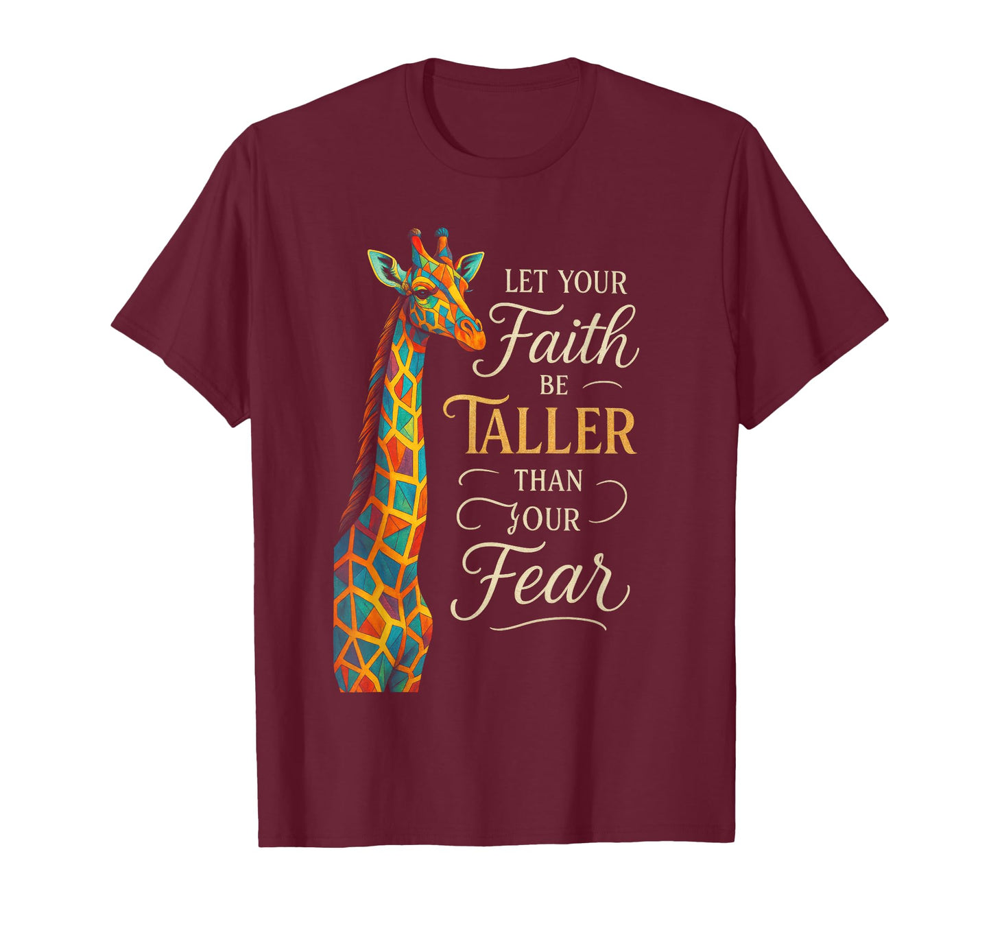 Let Your Faith Be Taller - Faith Zoo Charm T-Shirt