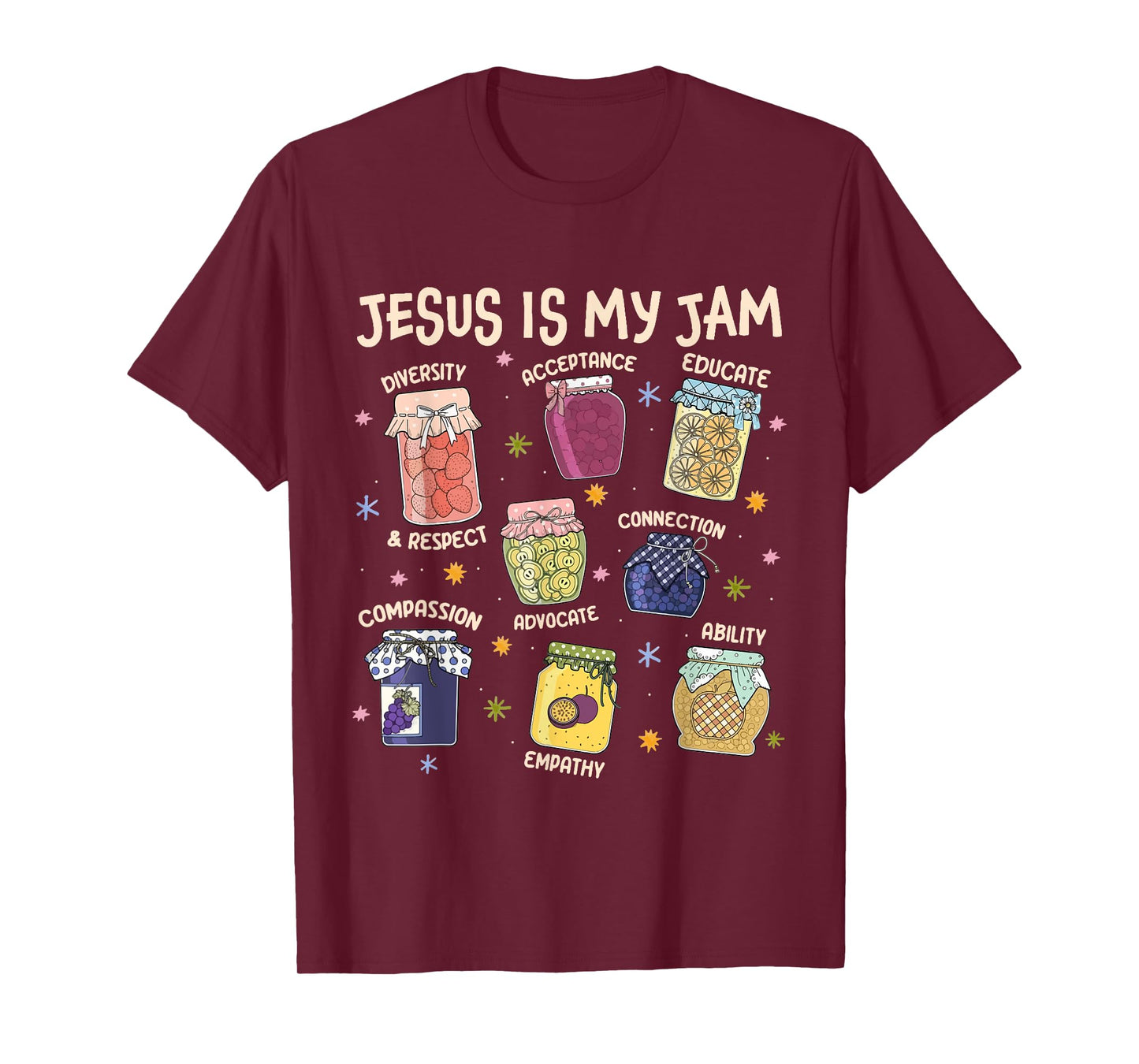 Jesus Is My Jam Christian Jesus Bibble Verse T-Shirt